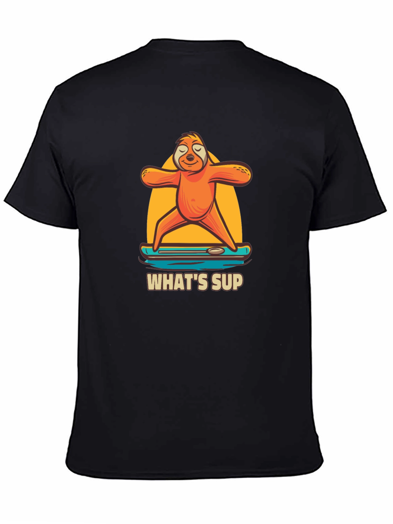 Sloth Yoga Paddle Board T-Shirt
