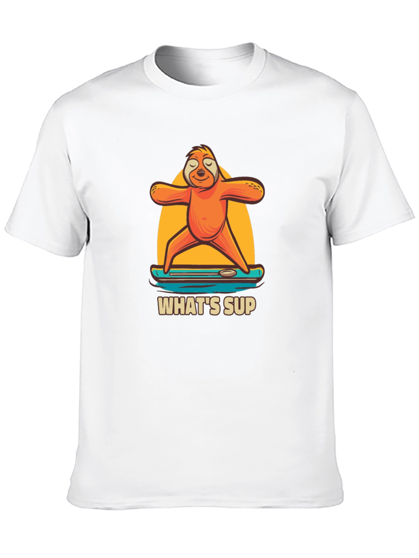 Sloth Yoga Paddle Board T-Shirt