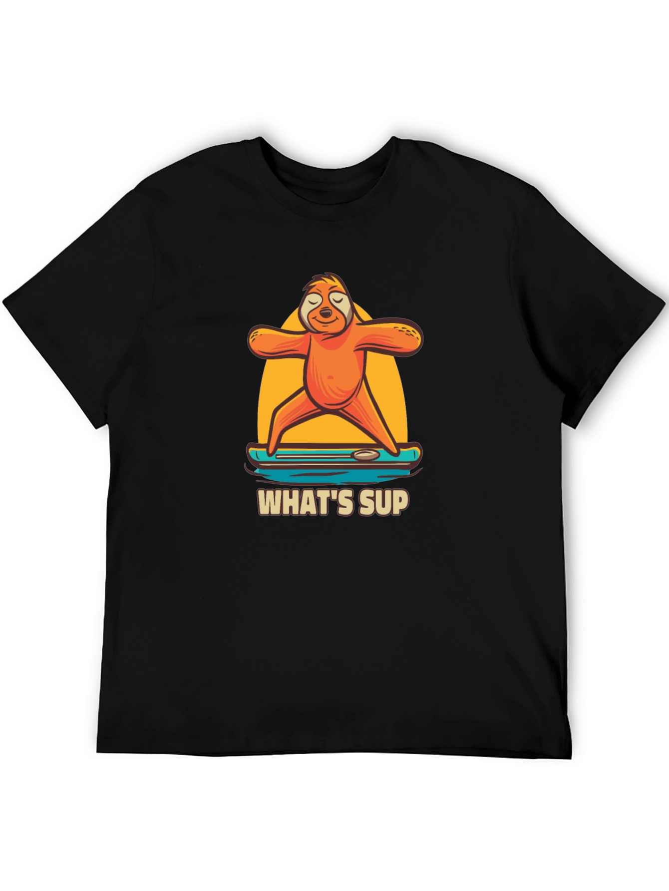 Sloth Yoga Paddle Board T-Shirt