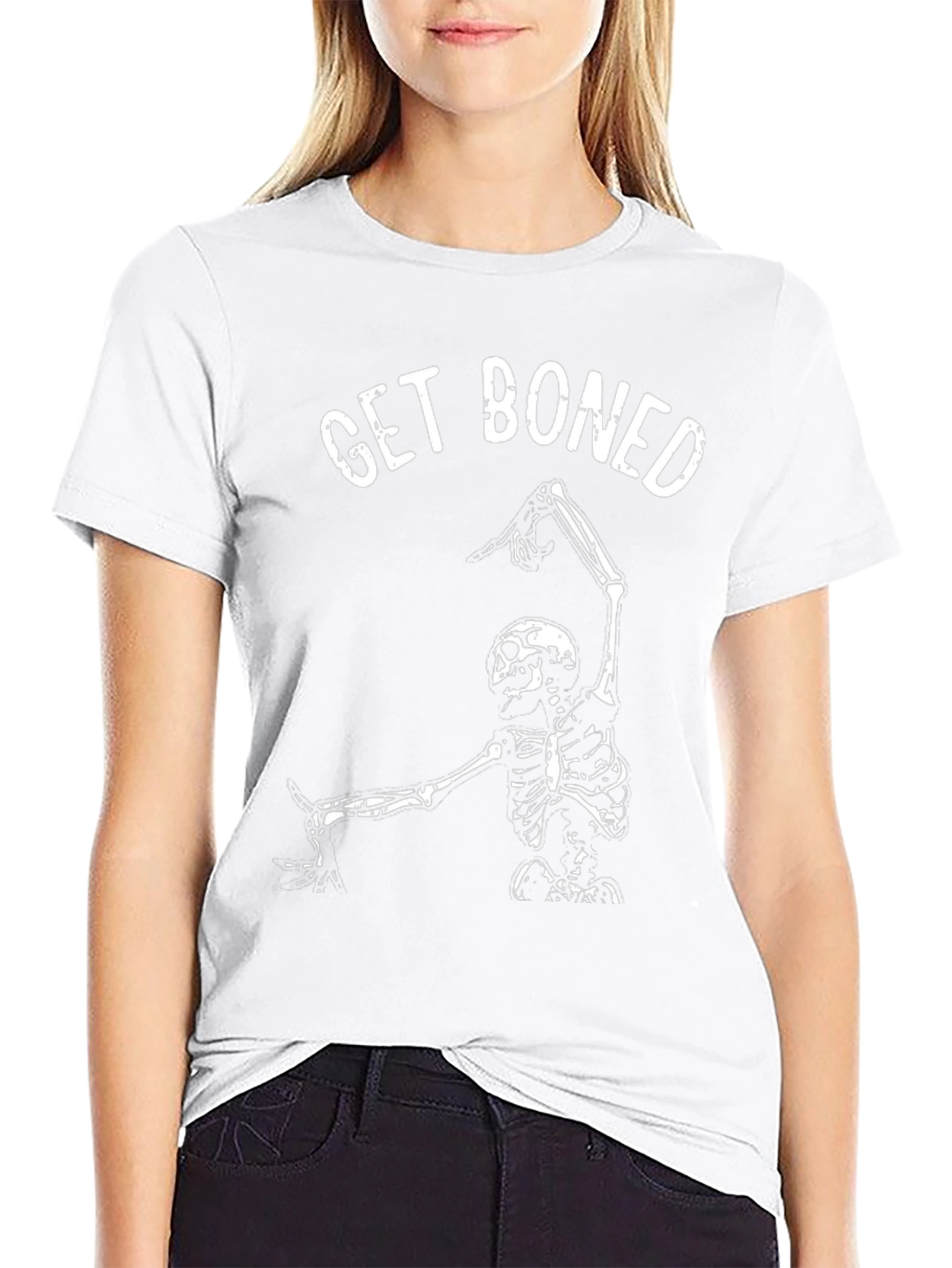 Get Boned Skeleton T-Shirt - Halloween Apparel