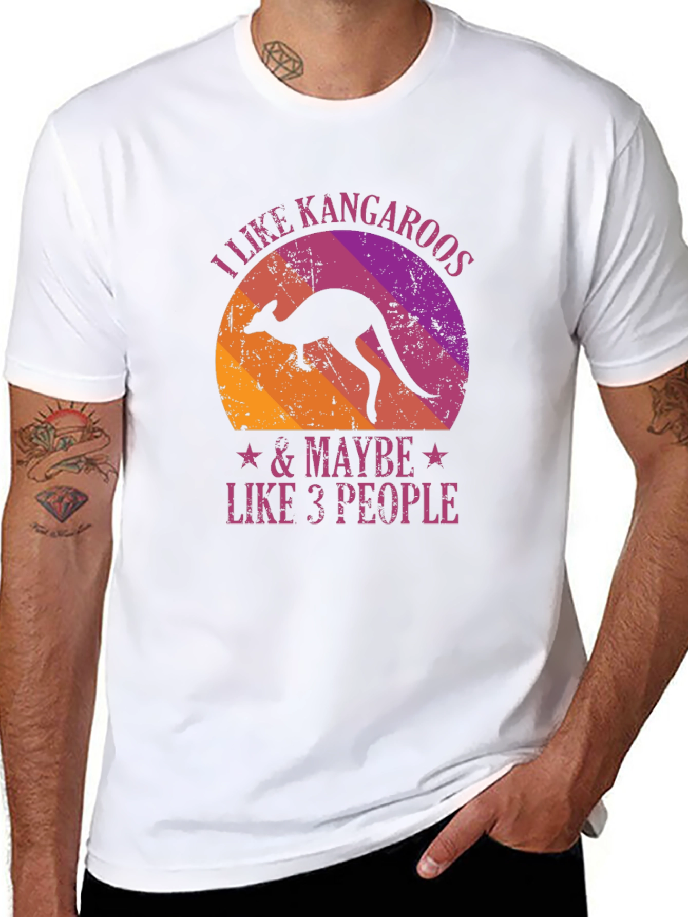 I Like Kangaroos & Maybe Like 3 People T-Shirt