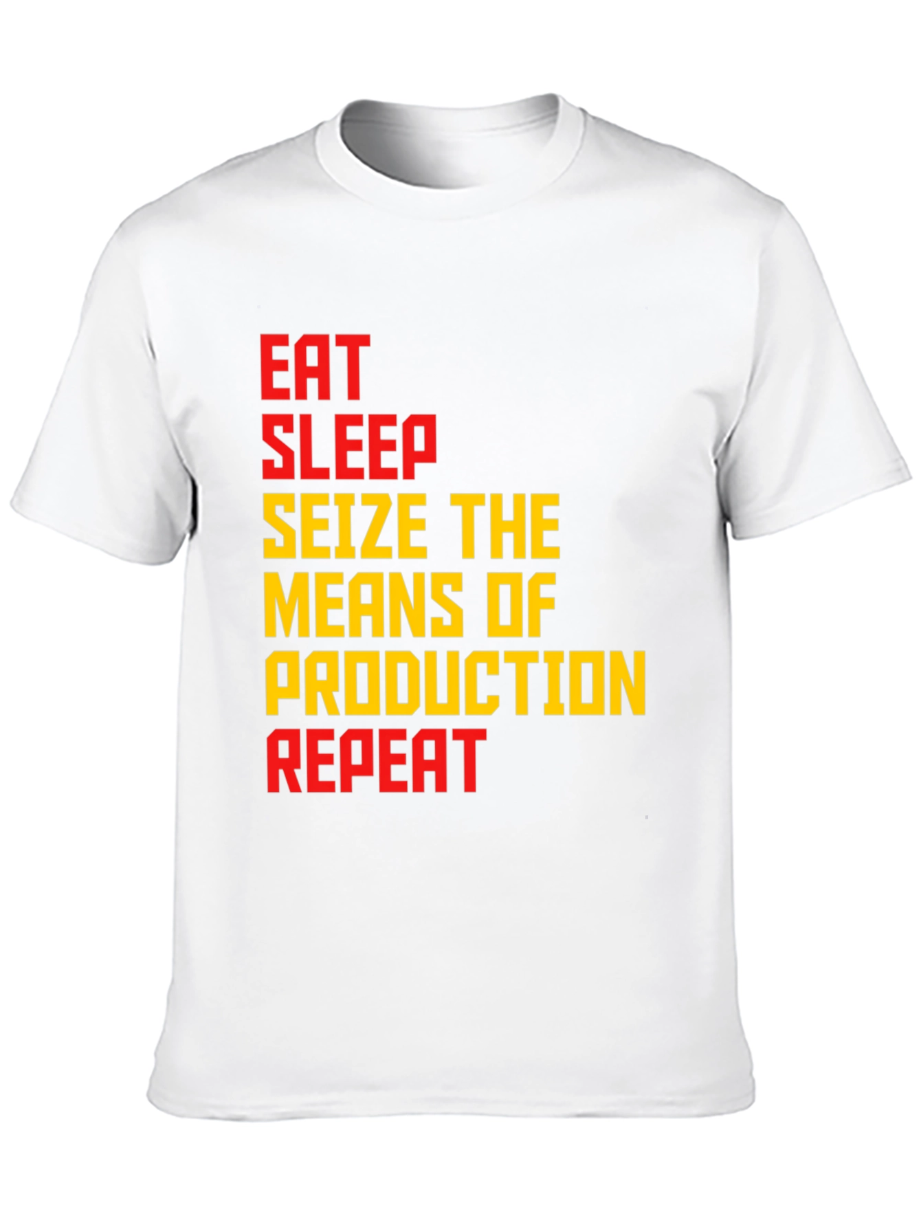 Eat Sleep Seize Production Repeat Graphic Tee