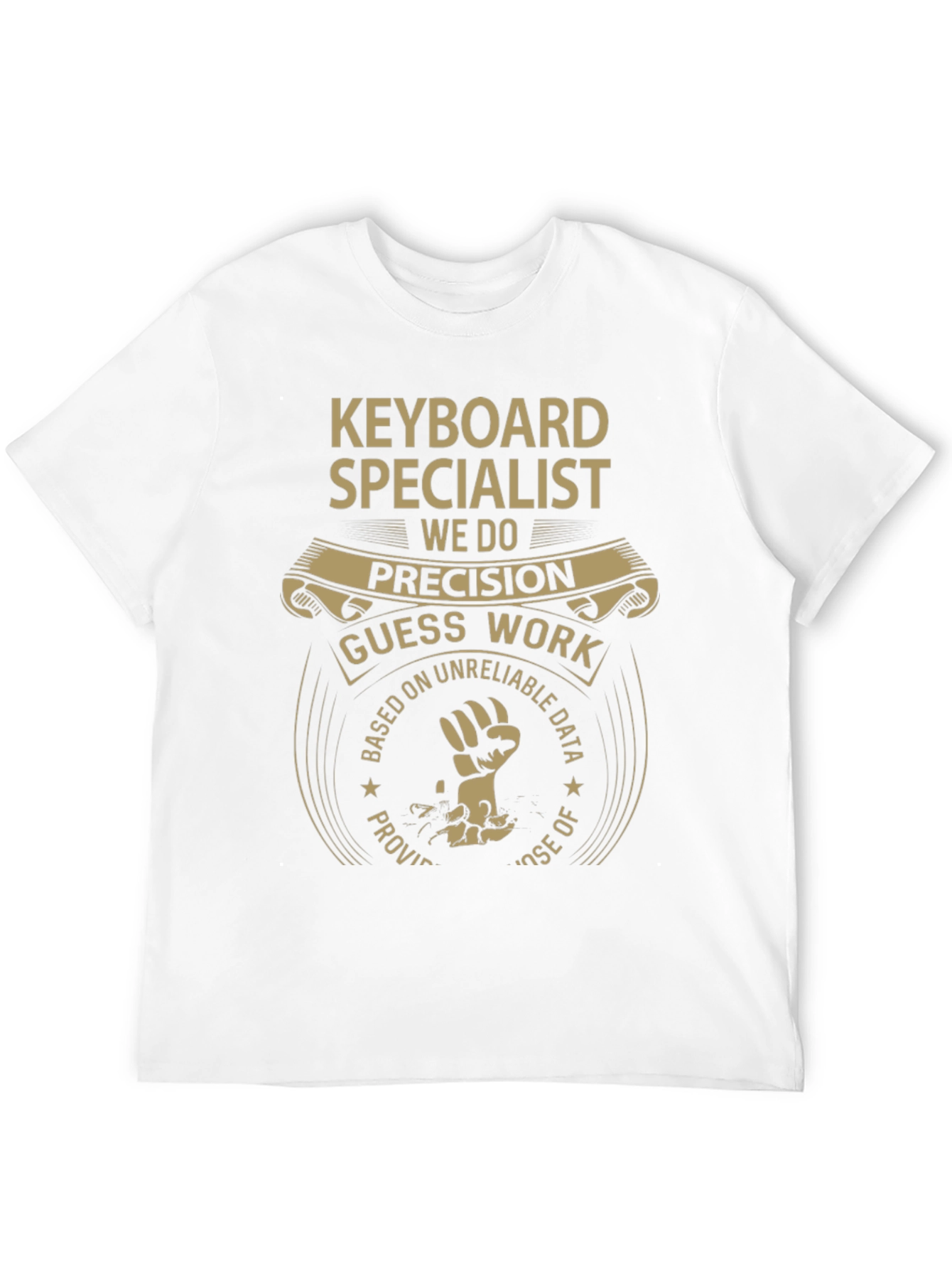 Keyboard Specialist Novelty Graphic Tee