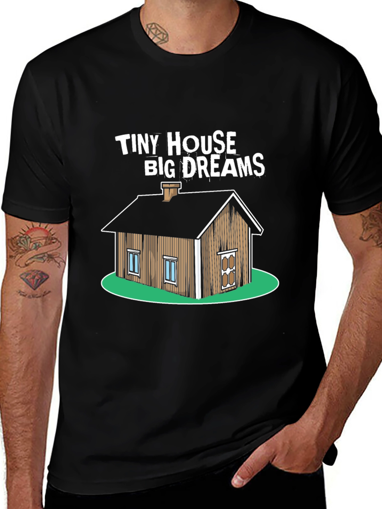 Tiny House Big Dreams Graphic T-Shirt