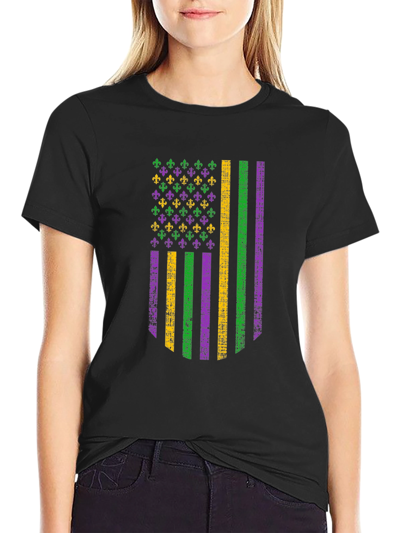 Mardi Gras Flag T-Shirt