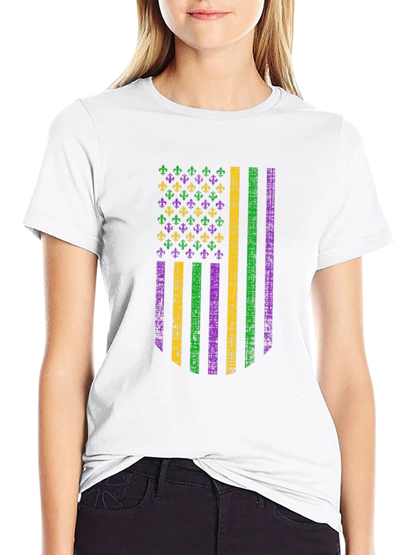 Mardi Gras Flag T-Shirt