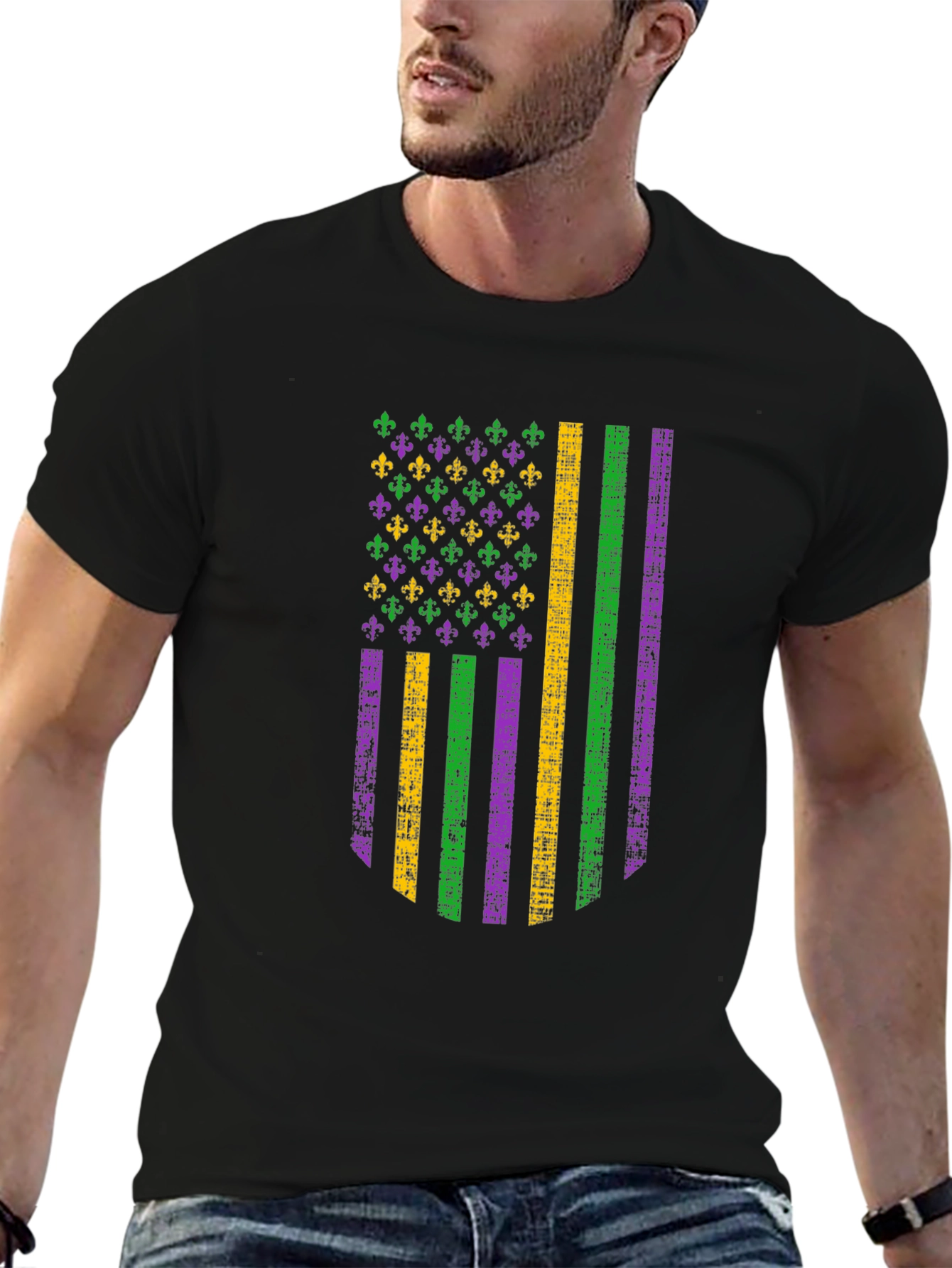 Mardi Gras Flag T-Shirt