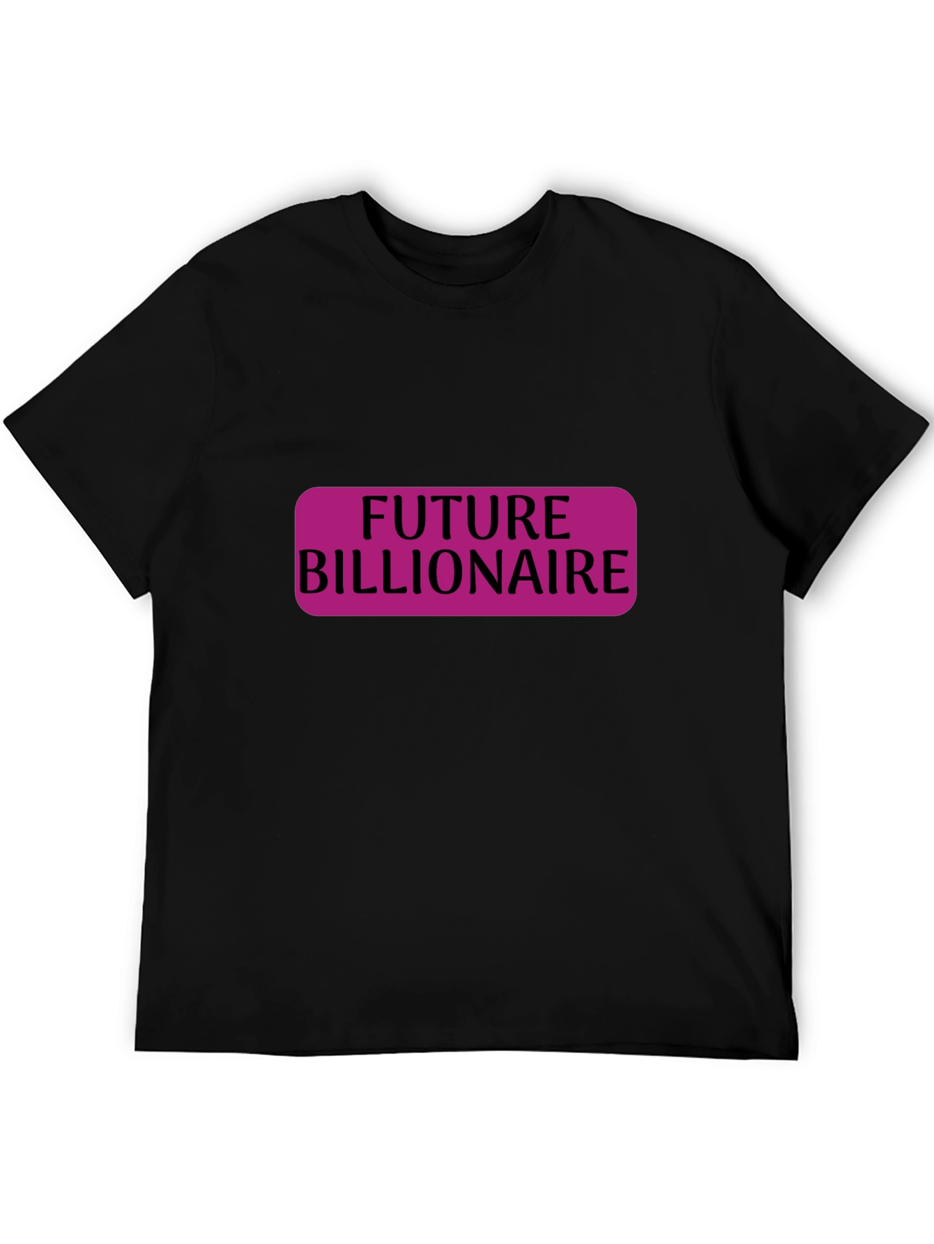 Future Billionaire Graphic Tee - Mens Black T-Shirt