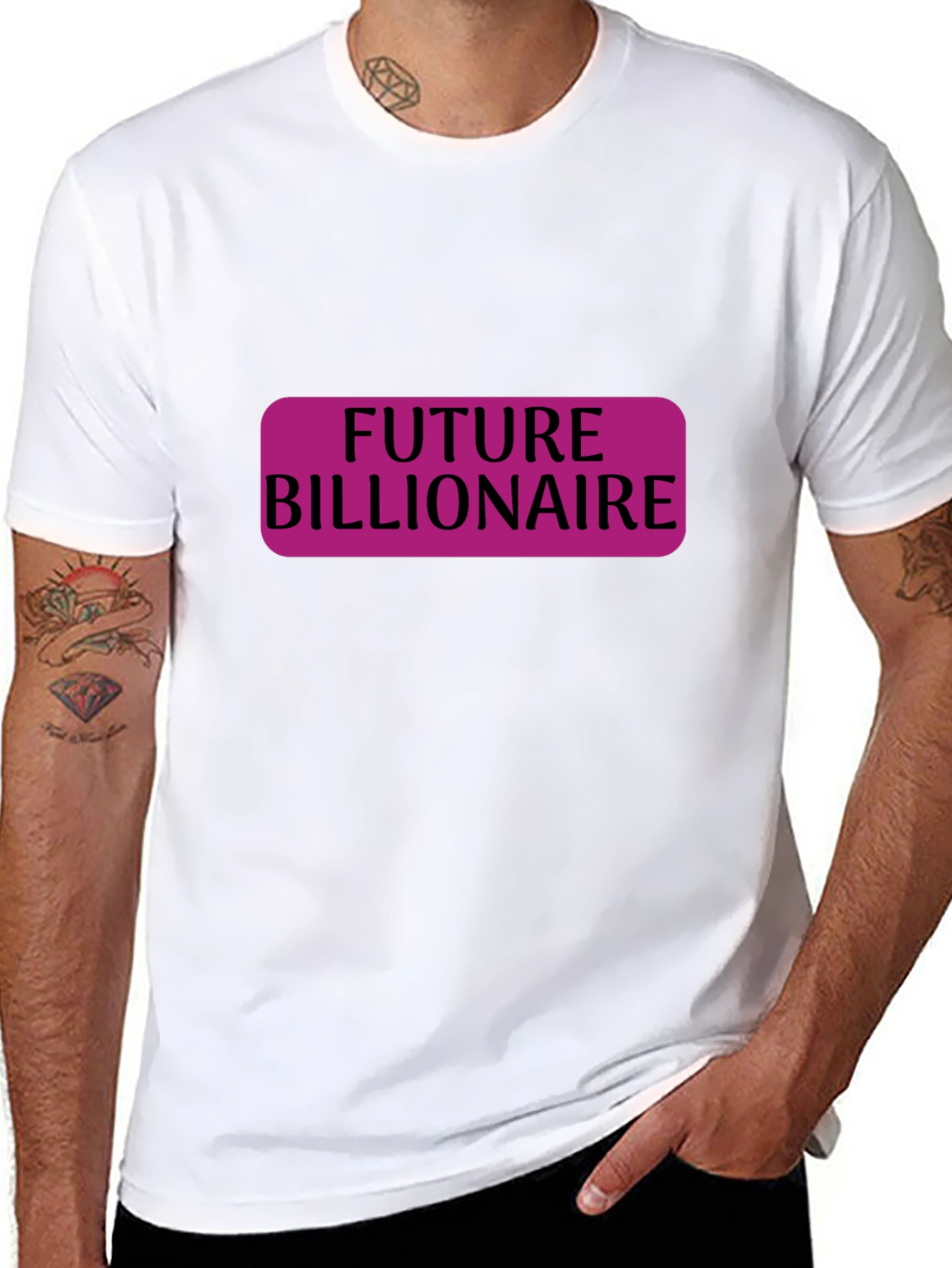 Future Billionaire Graphic Tee - Mens Black T-Shirt
