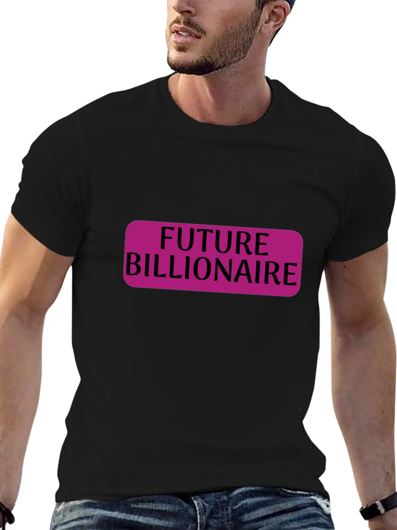 Future Billionaire Graphic Tee - Mens Black T-Shirt