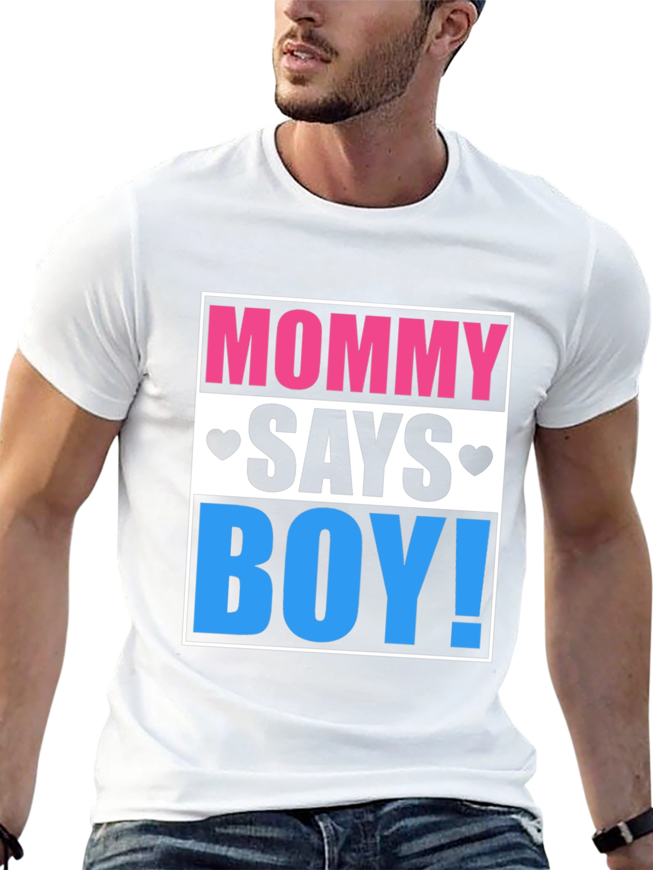Mommy Says Boy! Gender Reveal T-Shirt