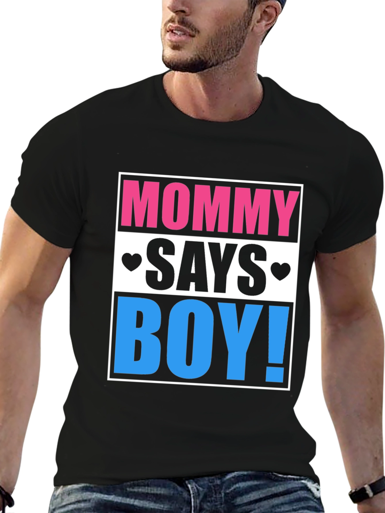 Mommy Says Boy! Gender Reveal T-Shirt