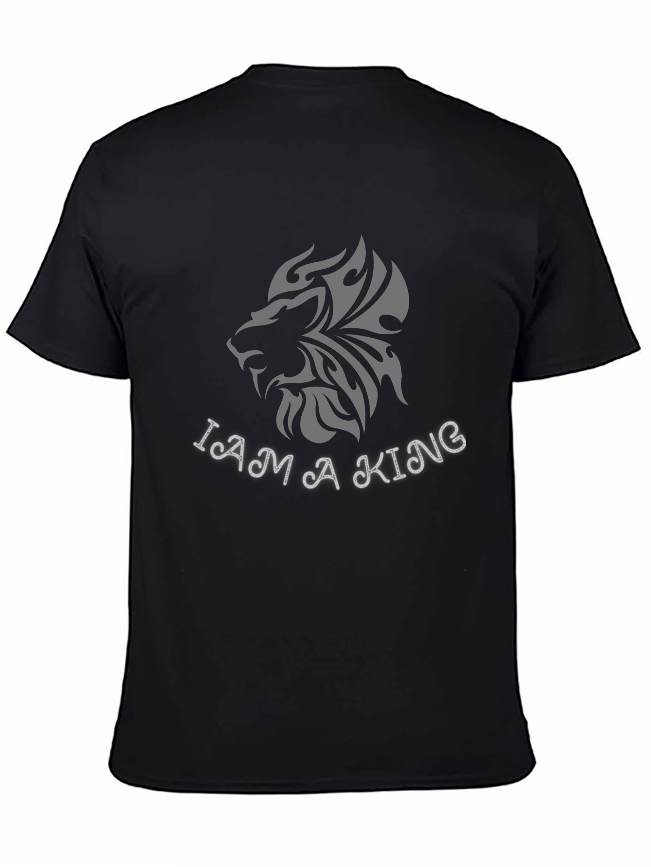 I Am A King T-Shirt Lion Graphic Tee