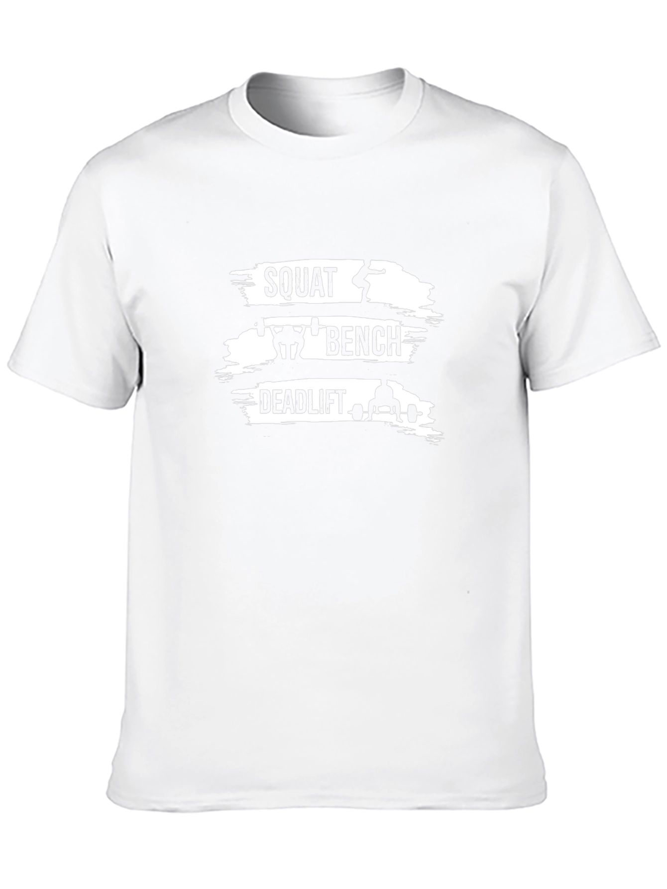 Workout T-Shirt: Squat Bench Deadlift - Gym Apparel