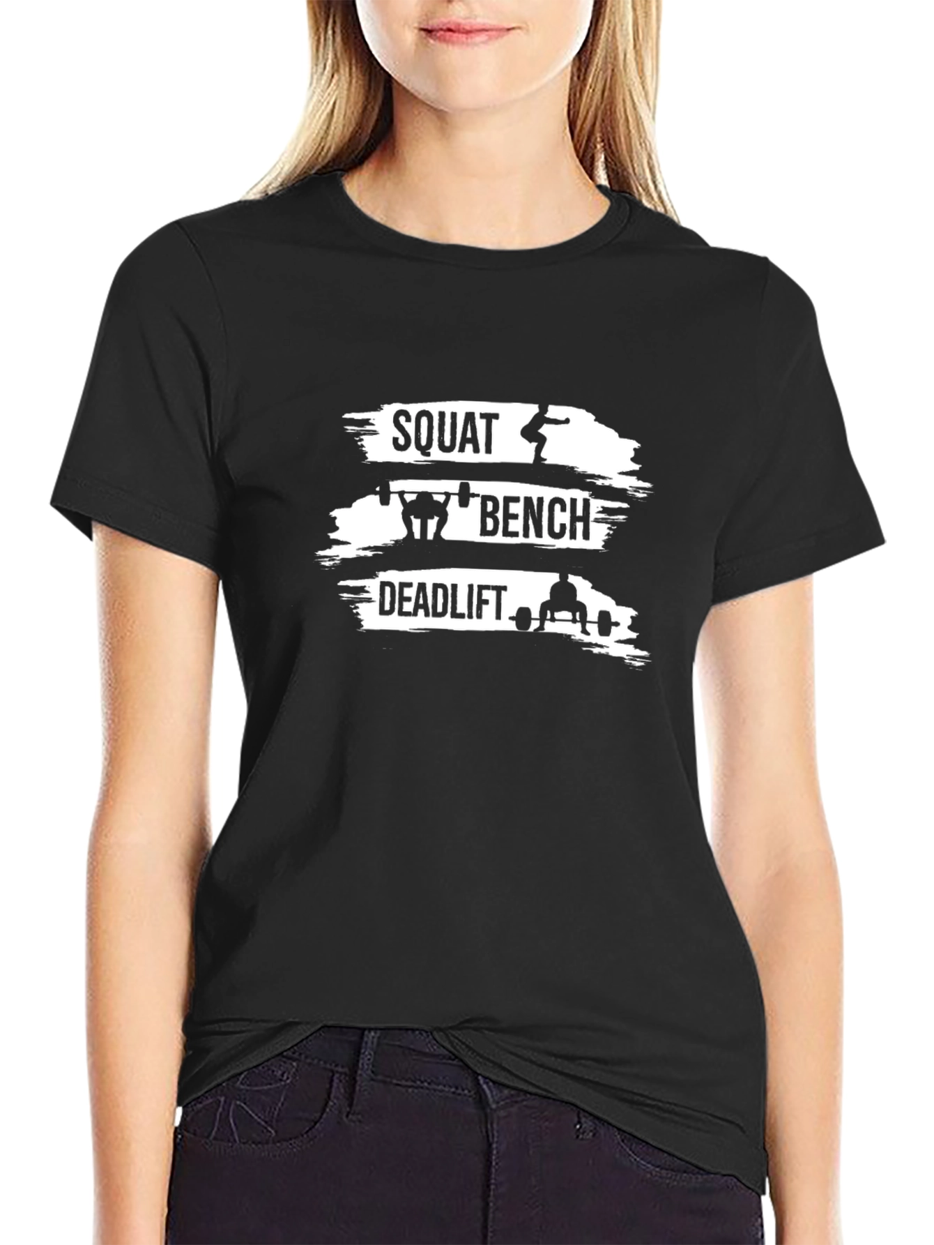 Workout T-Shirt: Squat Bench Deadlift - Gym Apparel