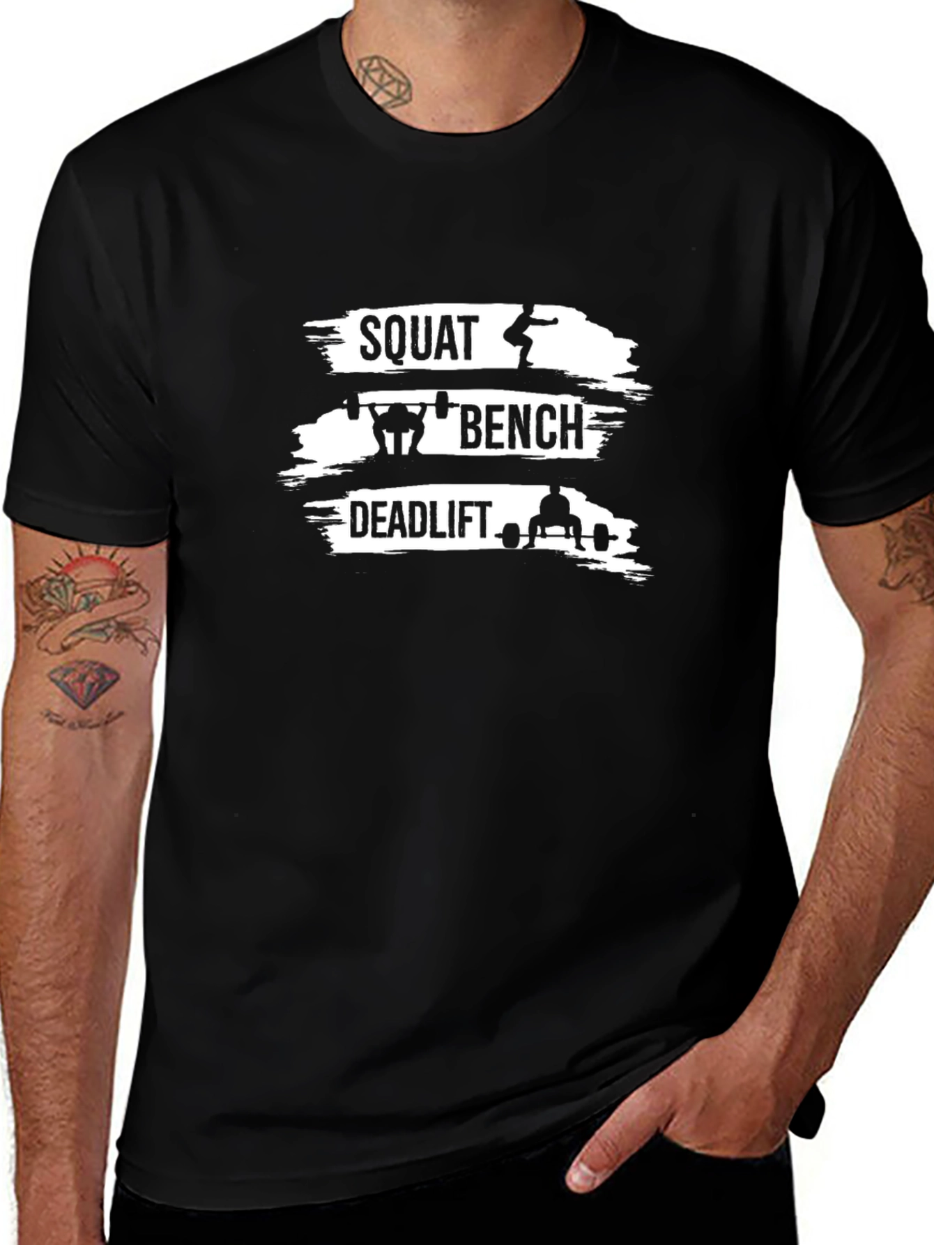 Workout T-Shirt: Squat Bench Deadlift - Gym Apparel