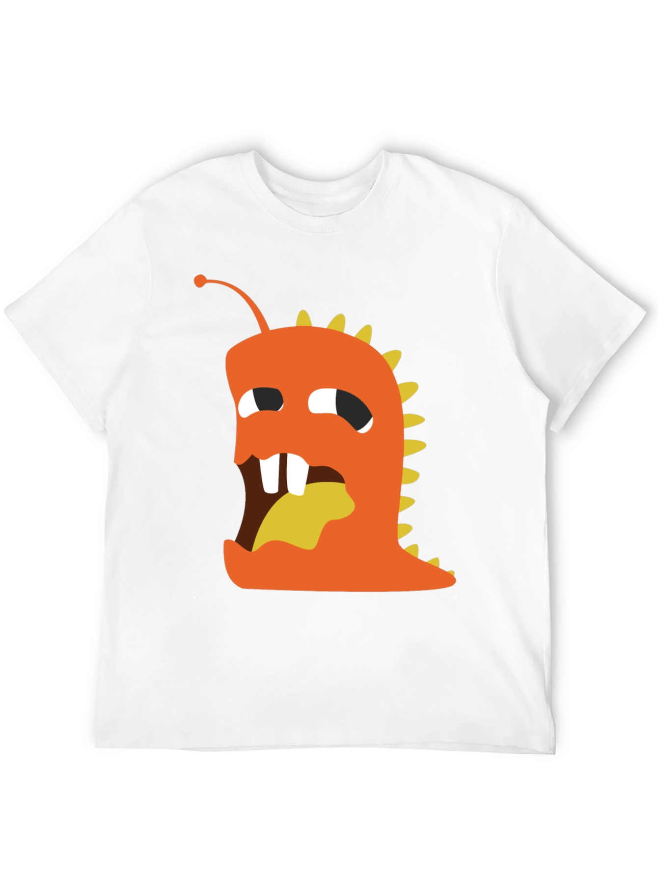 Monster Graphic Tee - Black Cotton Blend