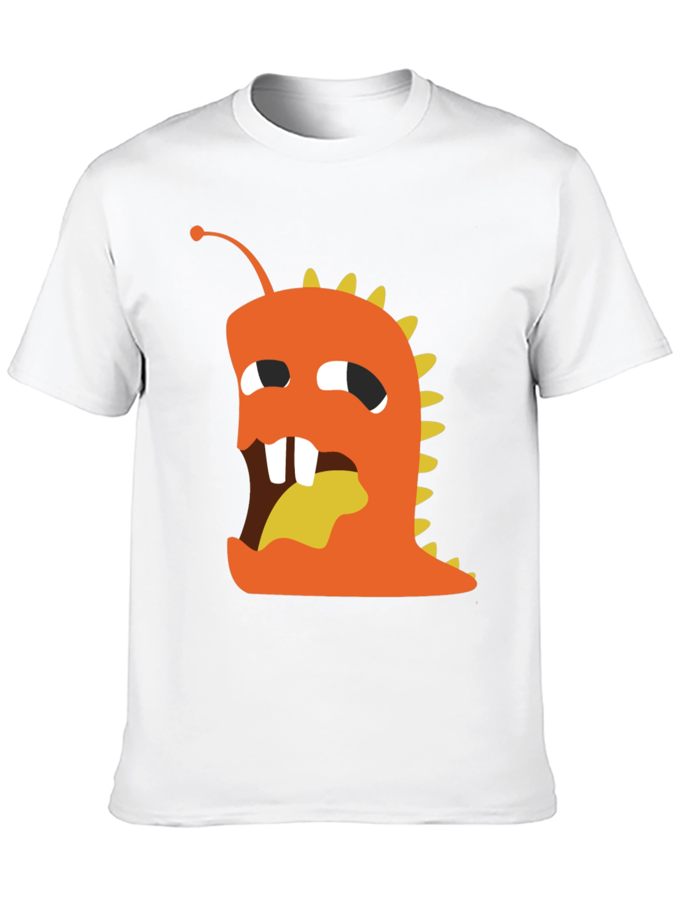Monster Graphic Tee - Black Cotton Blend