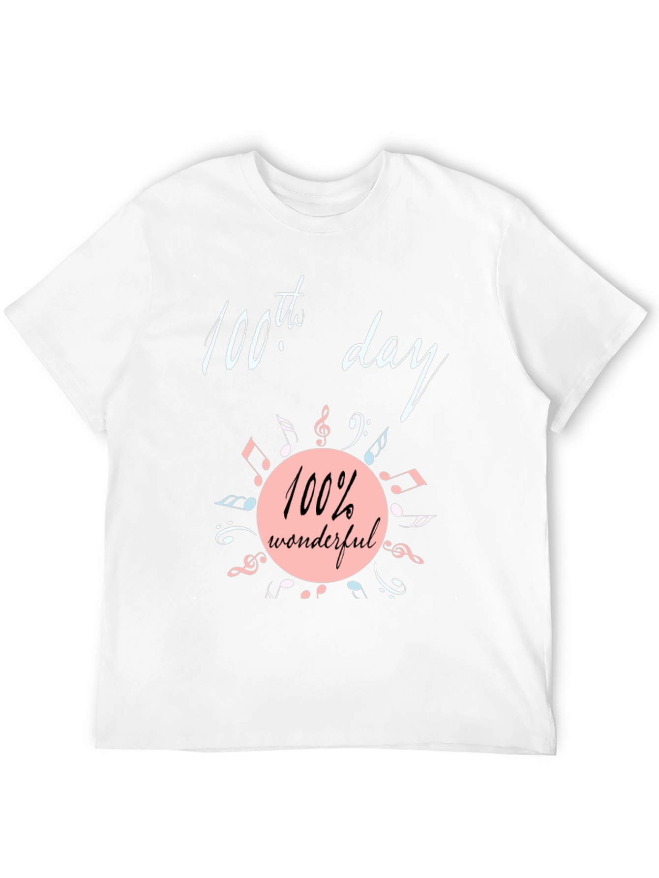 100th Day Wonderful Music T-Shirt