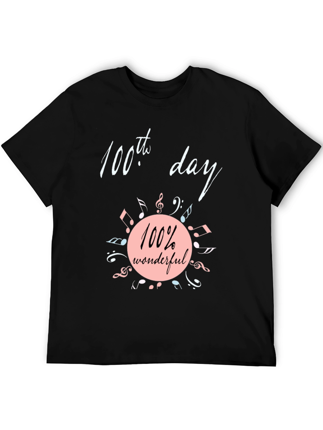 100th Day Wonderful Music T-Shirt