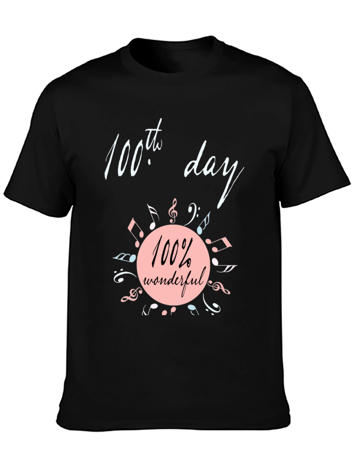100th Day Wonderful Music T-Shirt
