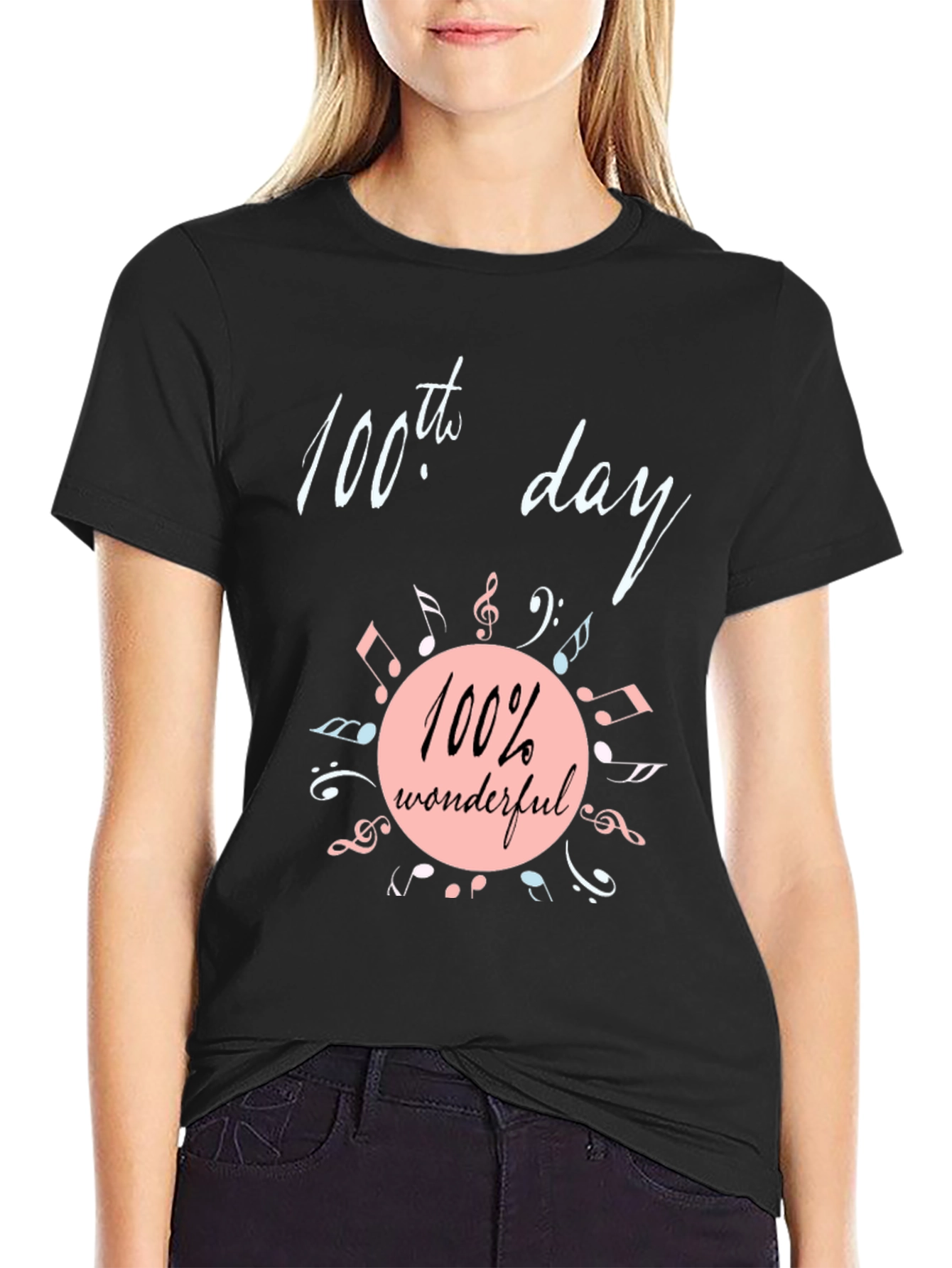 100th Day Wonderful Music T-Shirt
