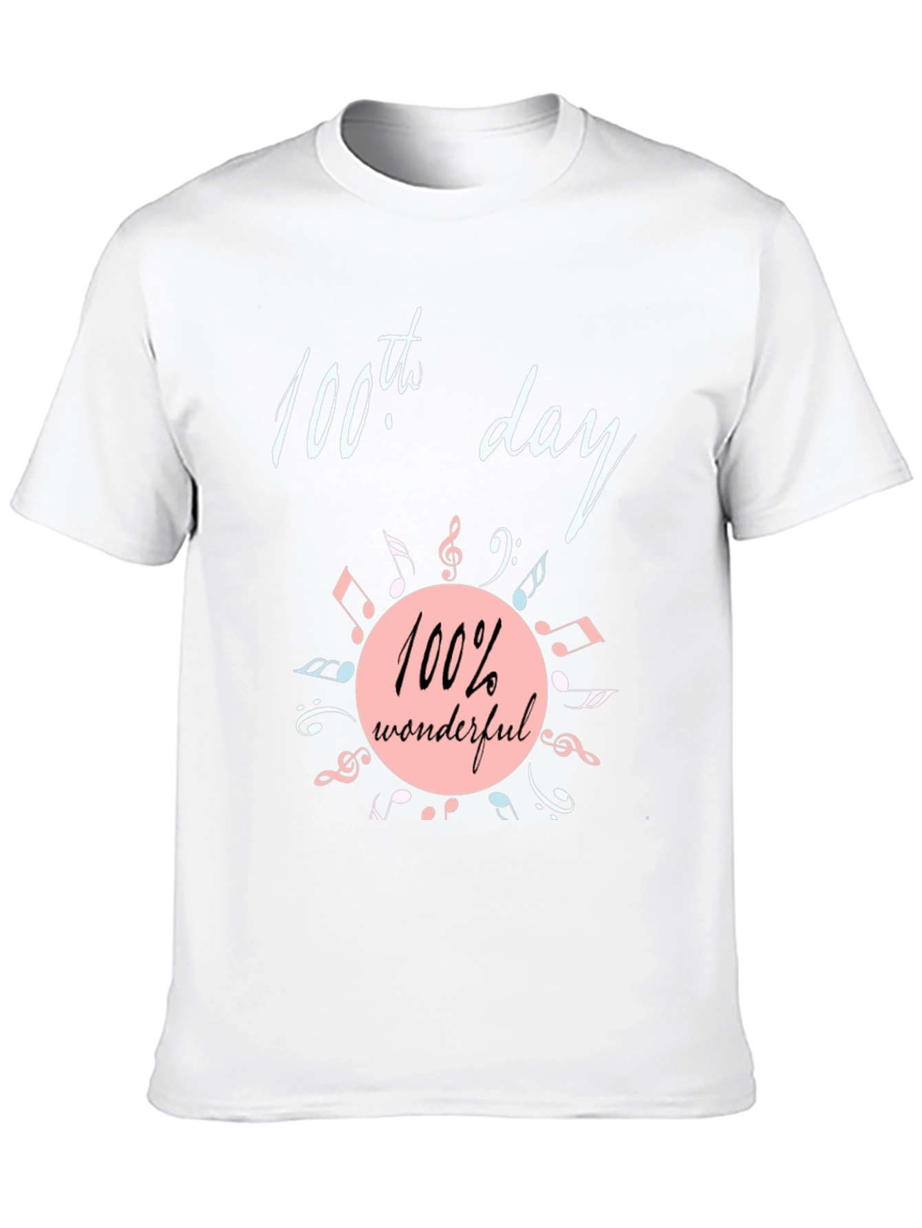 100th Day Wonderful Music T-Shirt