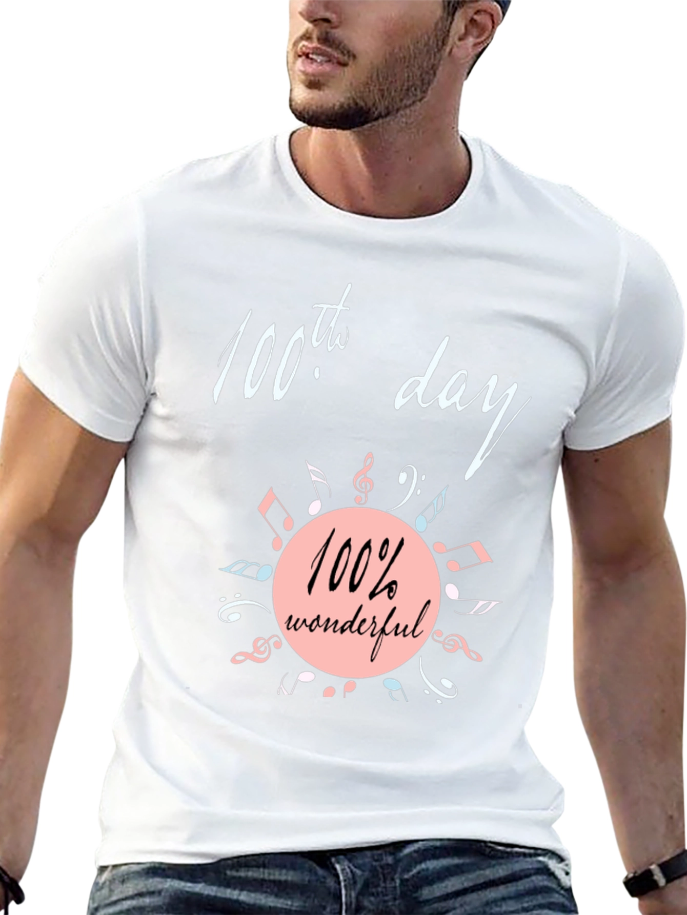 100th Day Wonderful Music T-Shirt