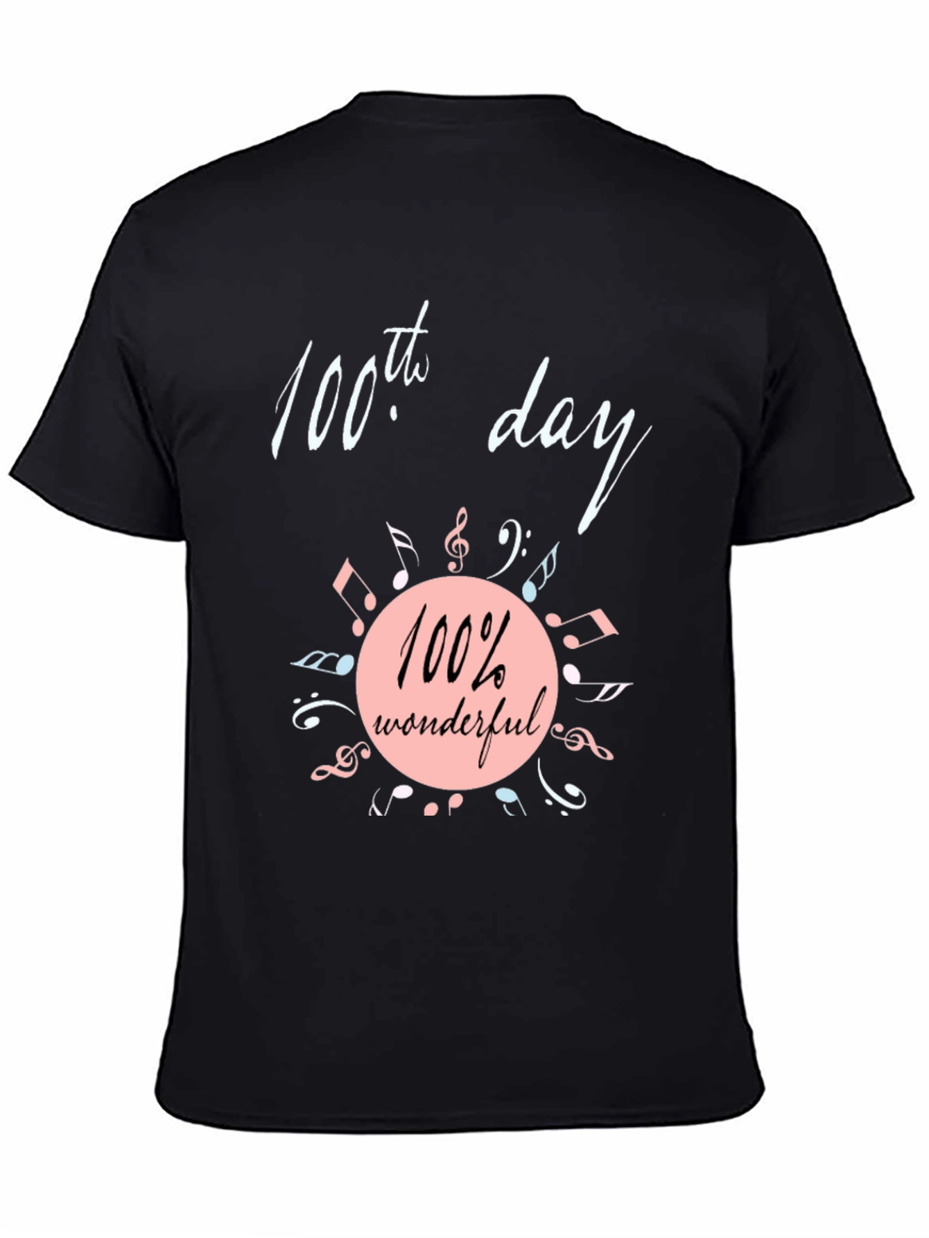 100th Day Wonderful Music T-Shirt