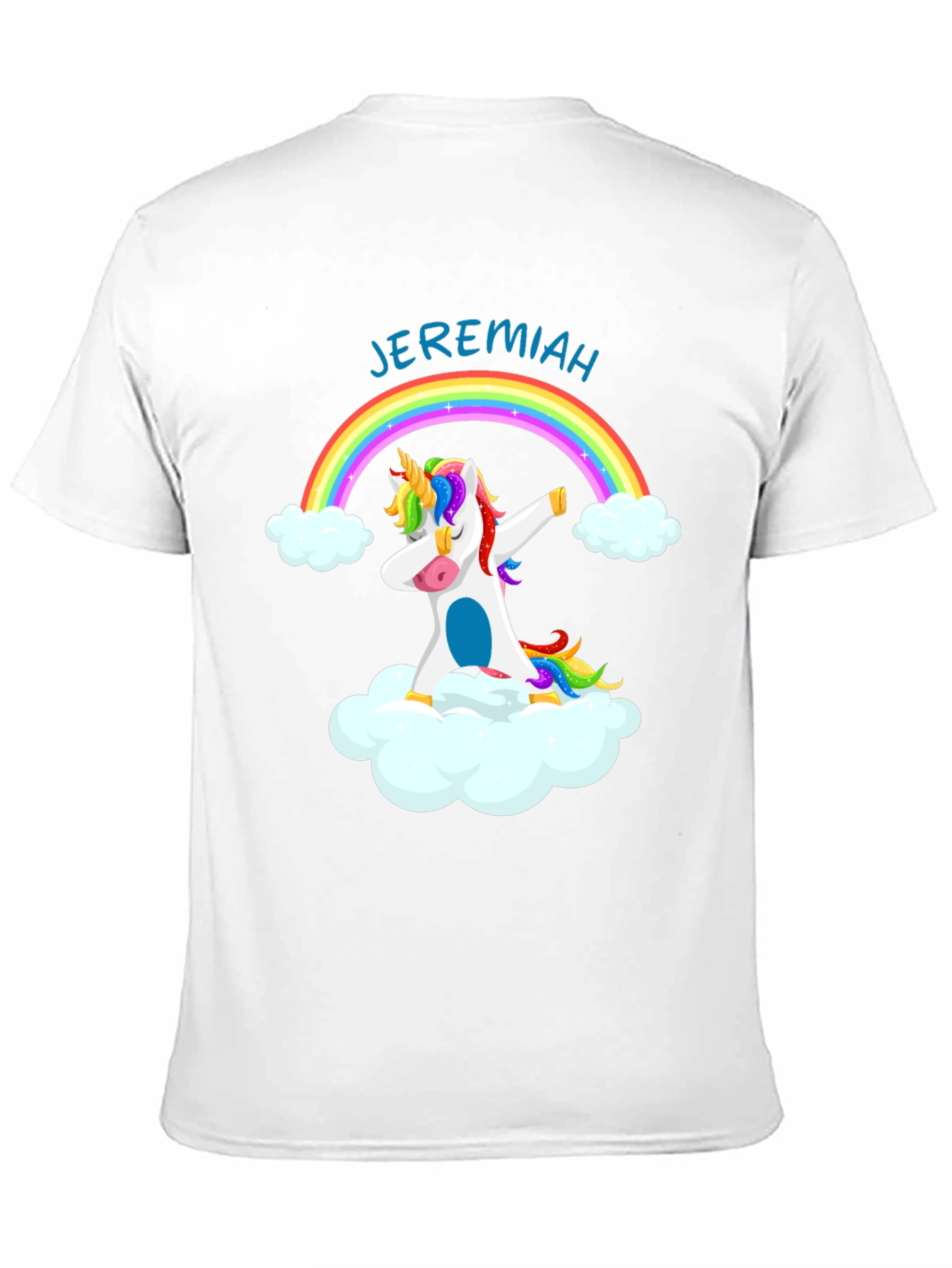 Jeremiah Unicorn Rainbow Dabbing T-Shirt