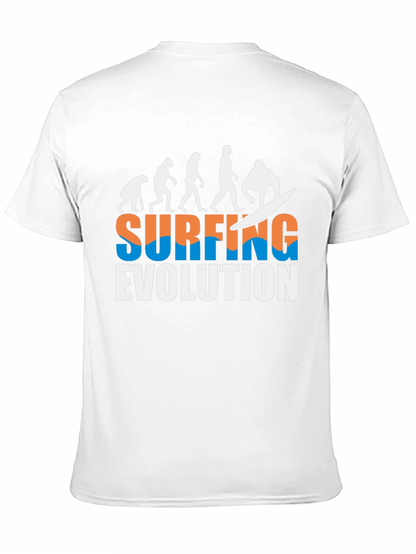 Surfing Evolution Black T-Shirt