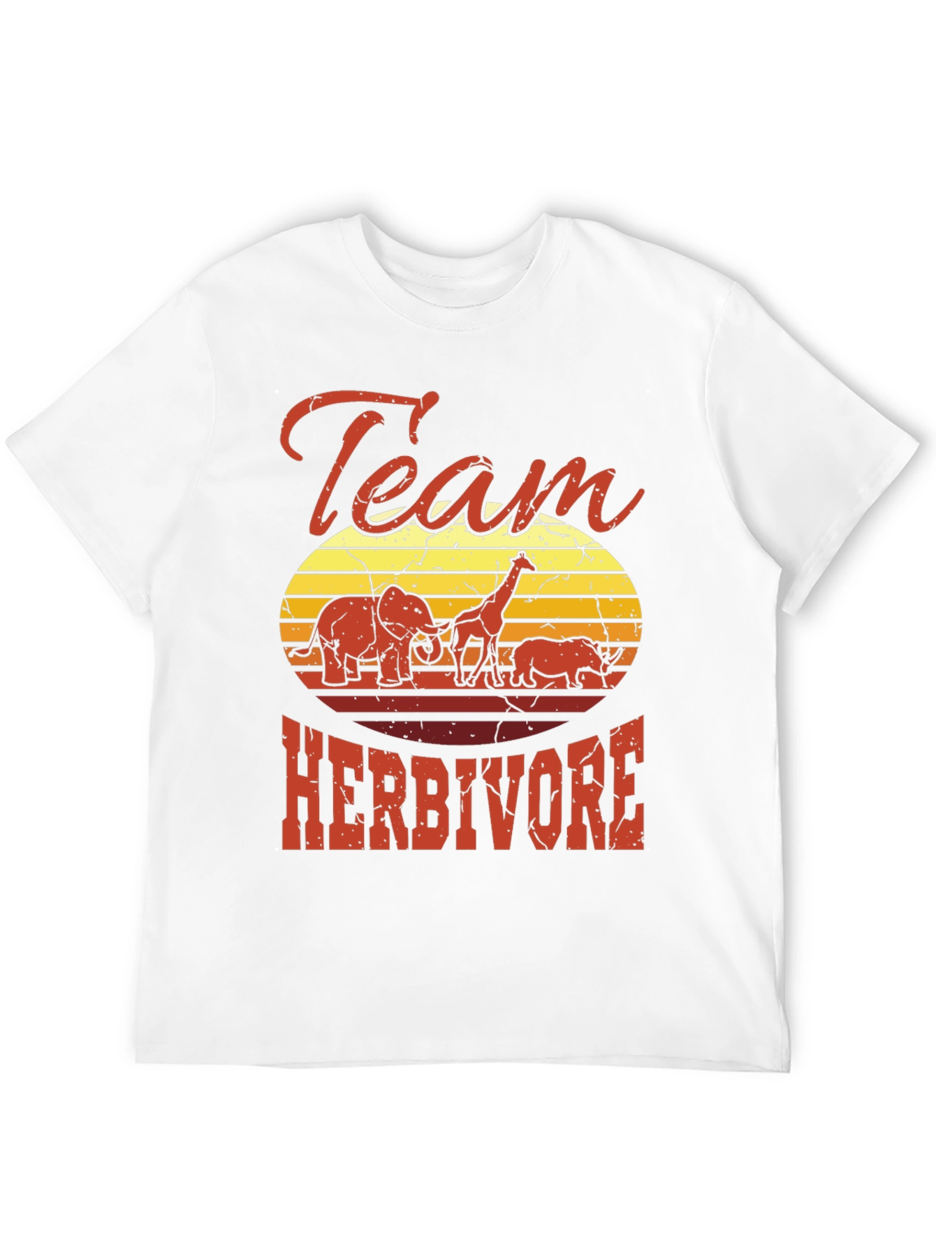 Team Herbivore Graphic Tee - Animal Lover Shirt