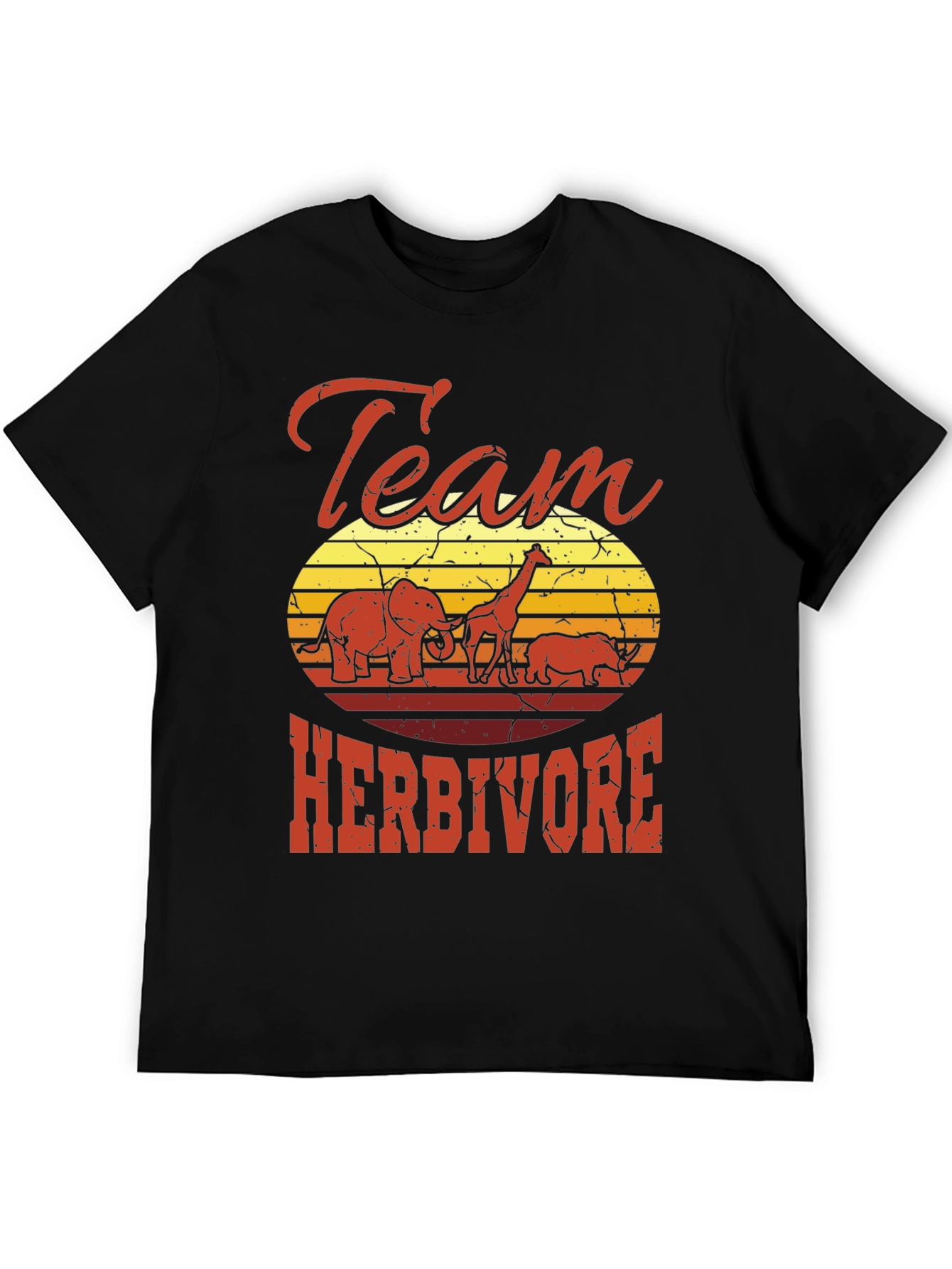 Team Herbivore Graphic Tee - Animal Lover Shirt