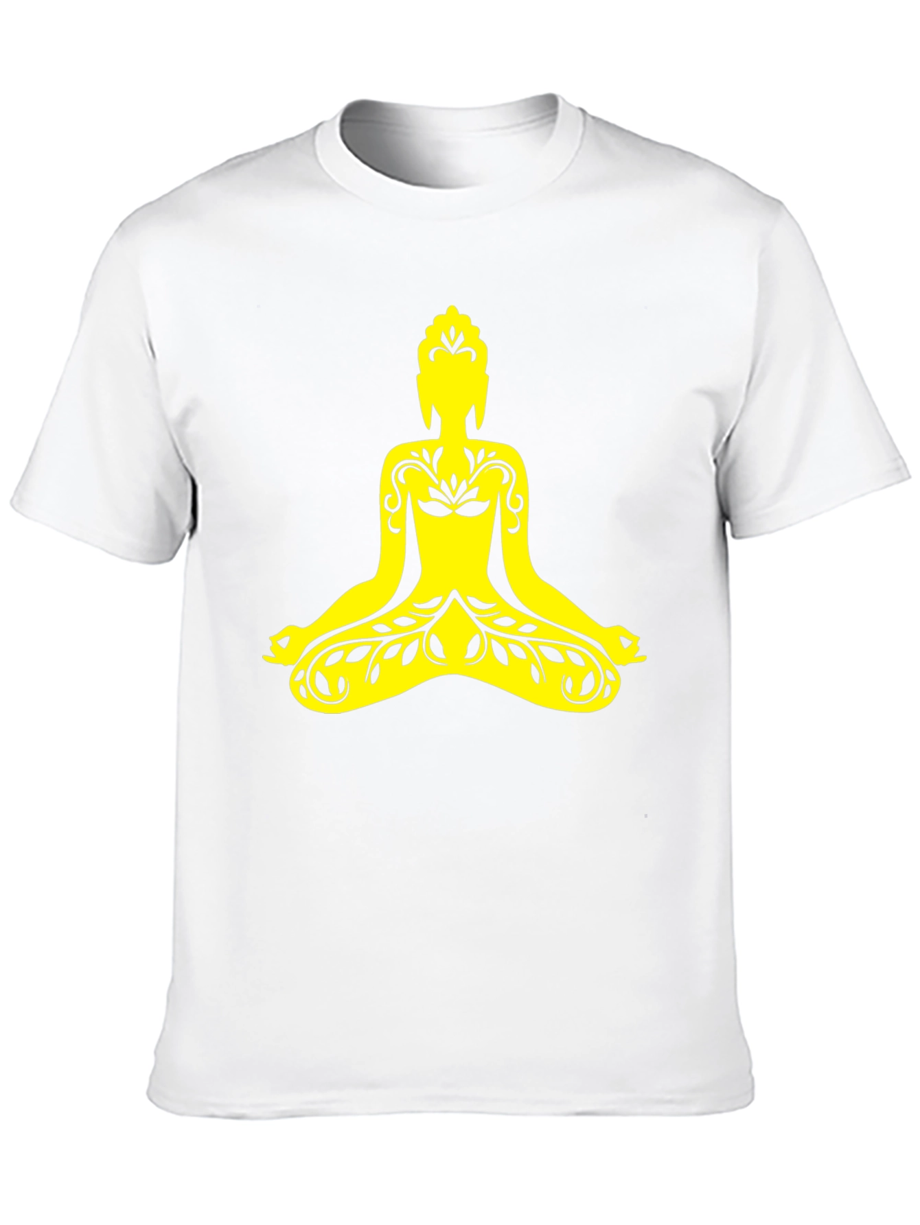 Buddha Graphic Print Black T-Shirt