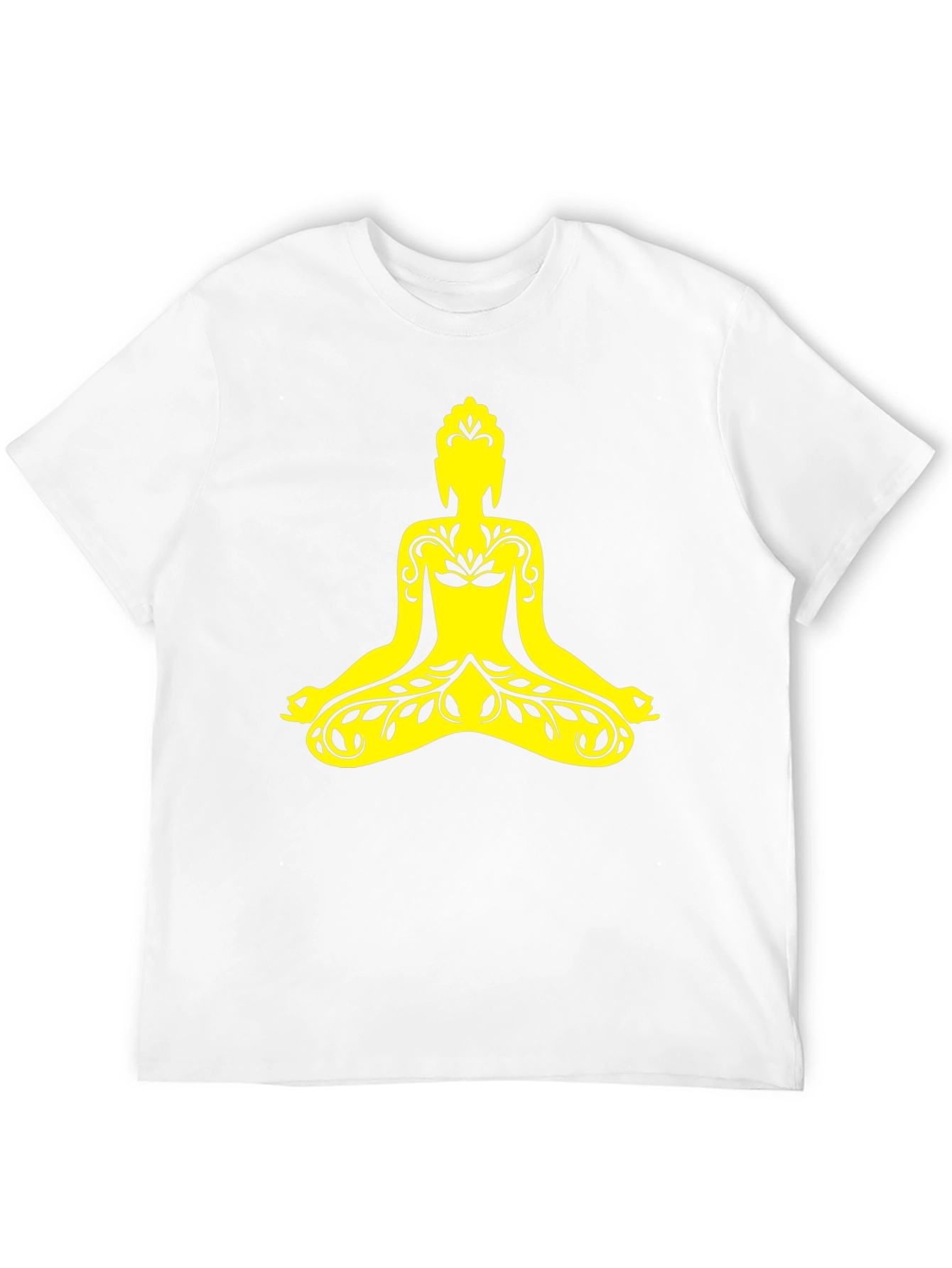 Buddha Graphic Print Black T-Shirt