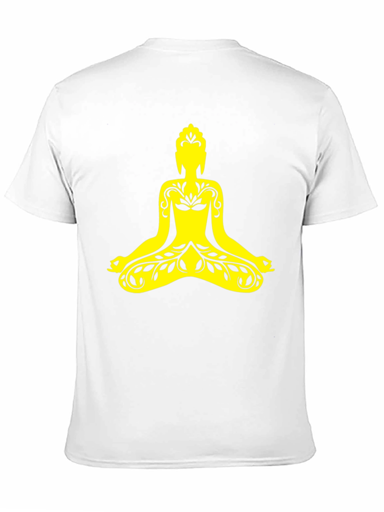 Buddha Graphic Print Black T-Shirt
