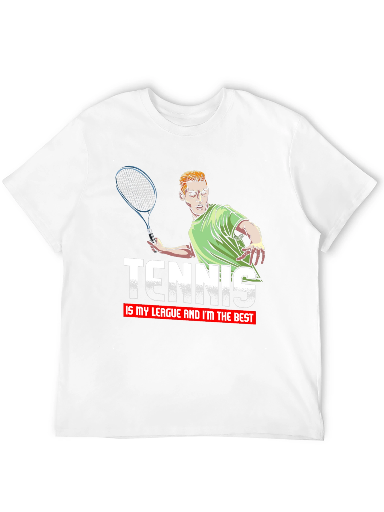 Tennis League Graphic T-Shirt