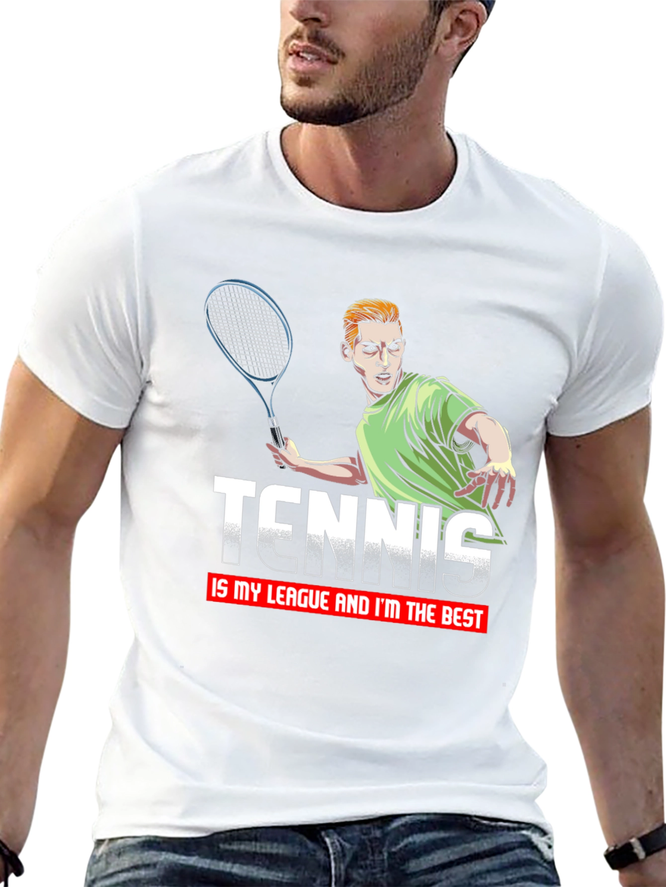 Tennis League Graphic T-Shirt