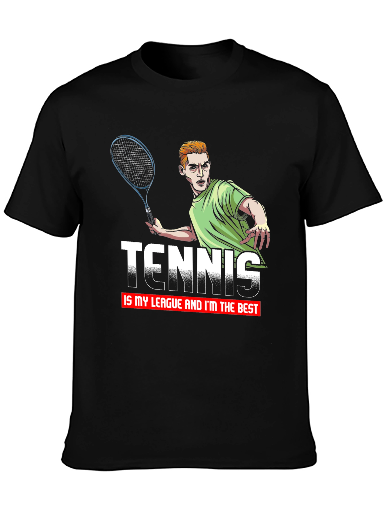 Tennis League Graphic T-Shirt