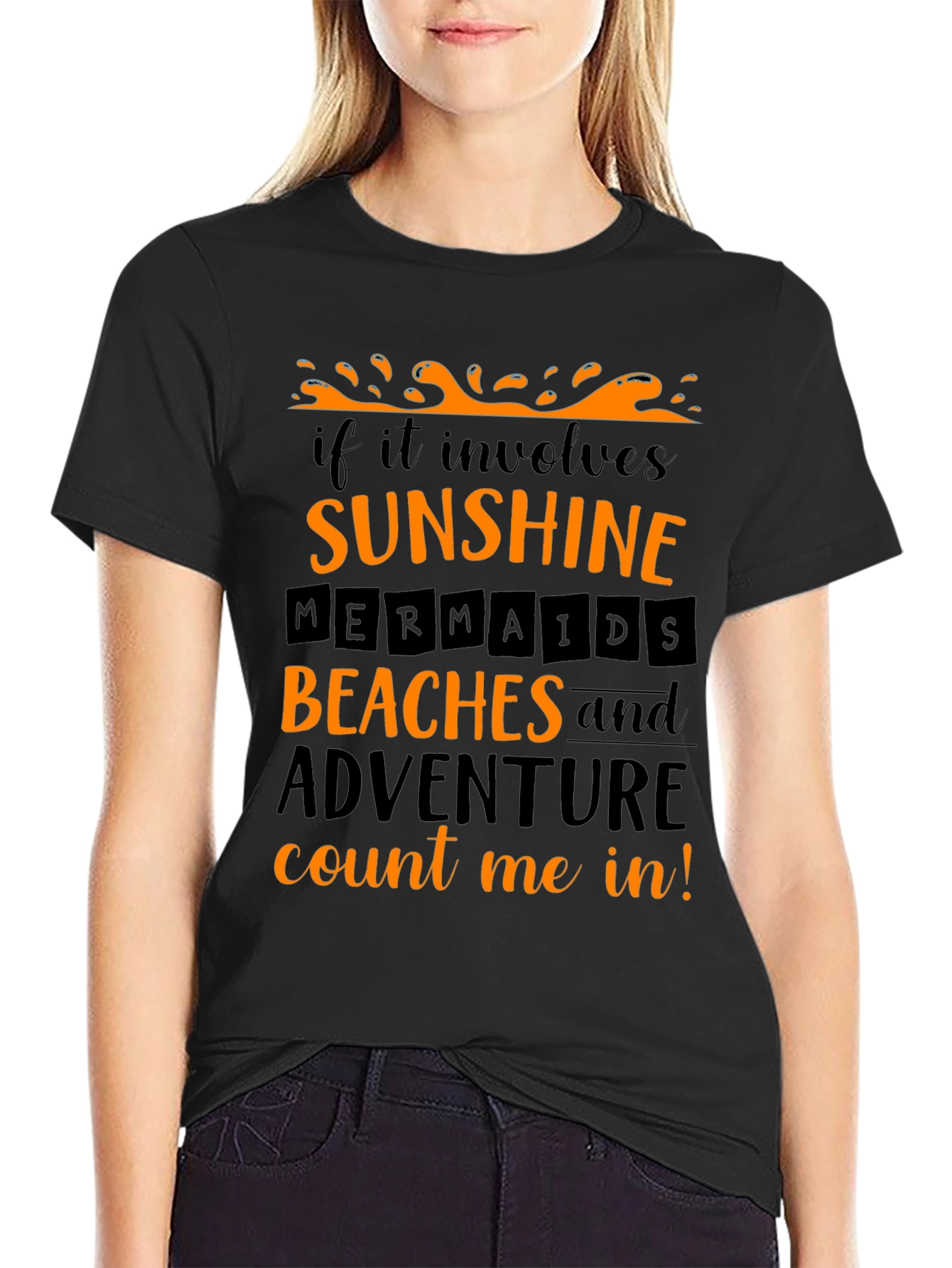 Sunshine Mermaids Beaches T-Shirt