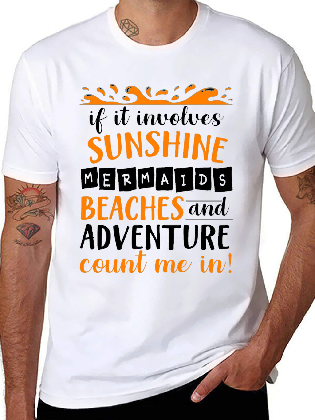 Sunshine Mermaids Beaches T-Shirt