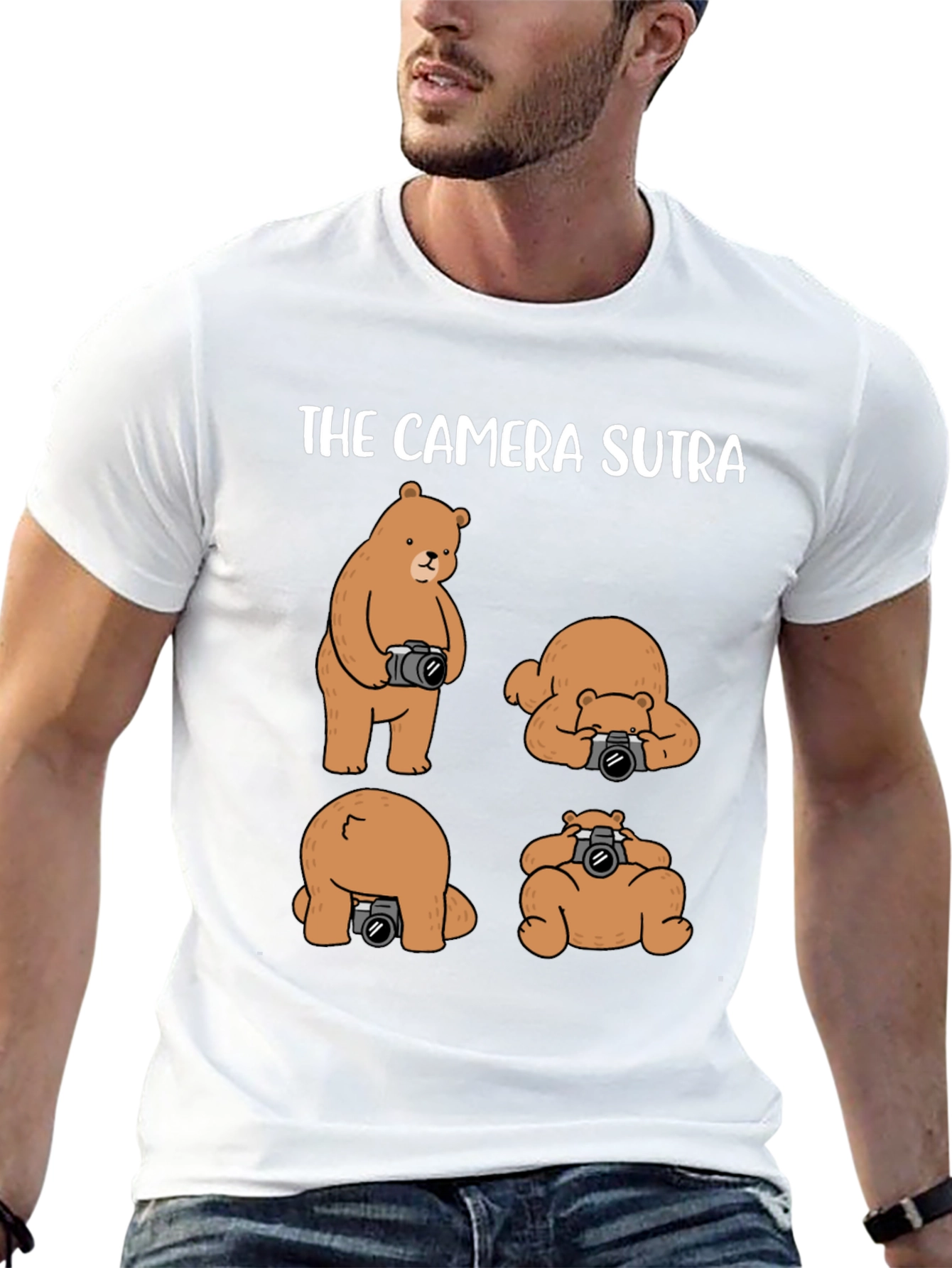 The Camera Sutra T-Shirt: Bear Photography Humor