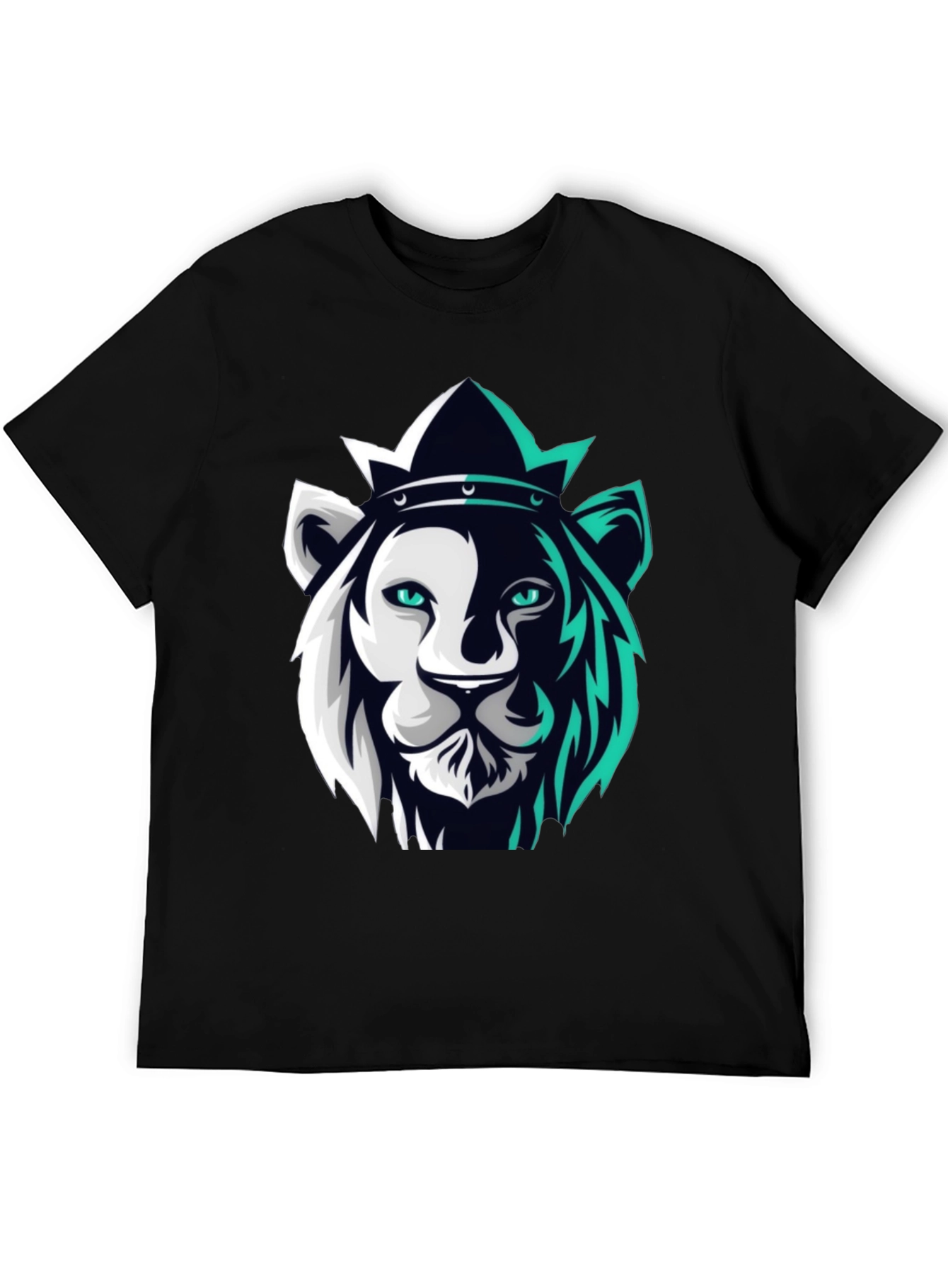 Lion King Graphic Tee - Modern Black T-Shirt