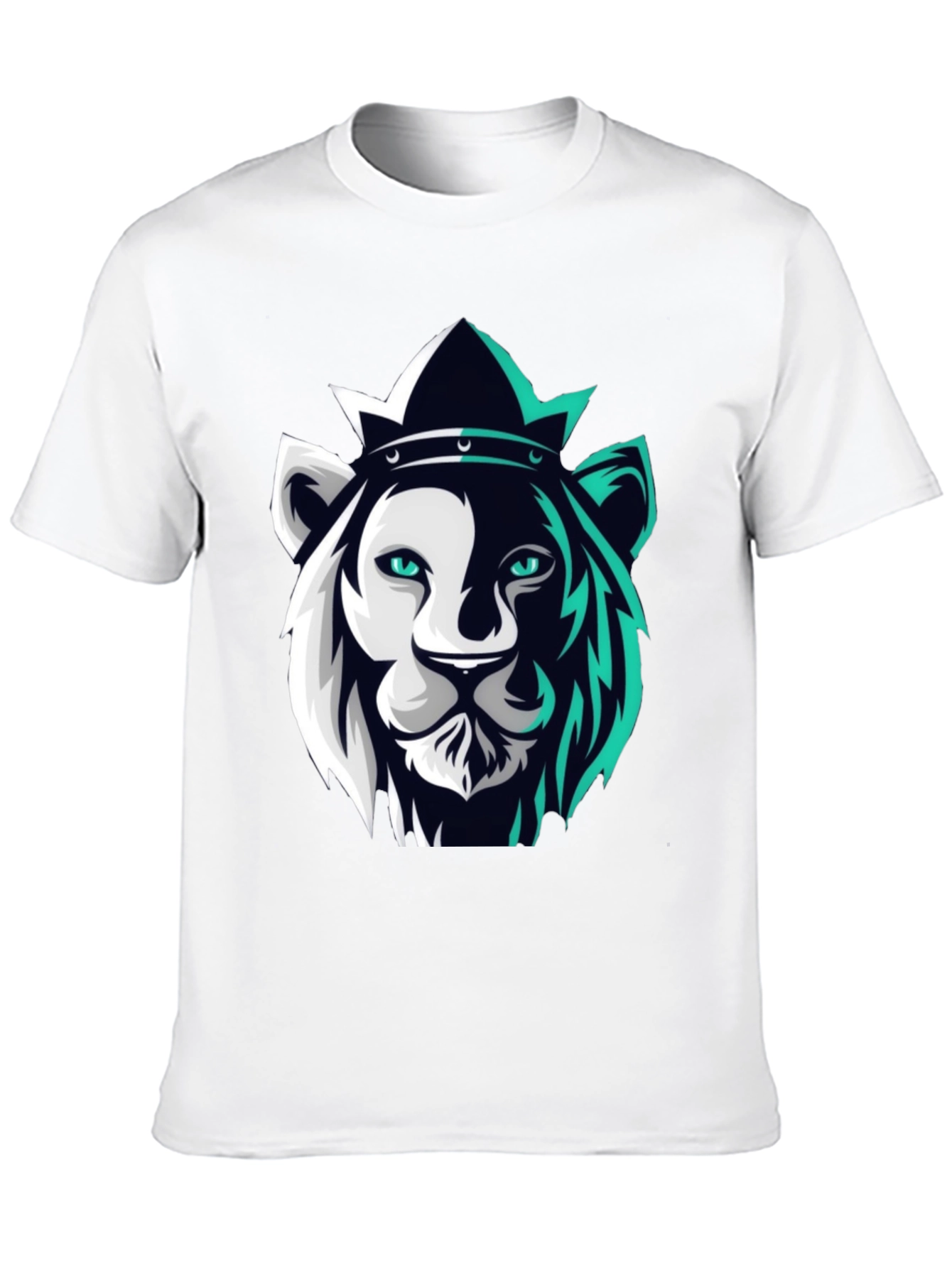 Lion King Graphic Tee - Modern Black T-Shirt
