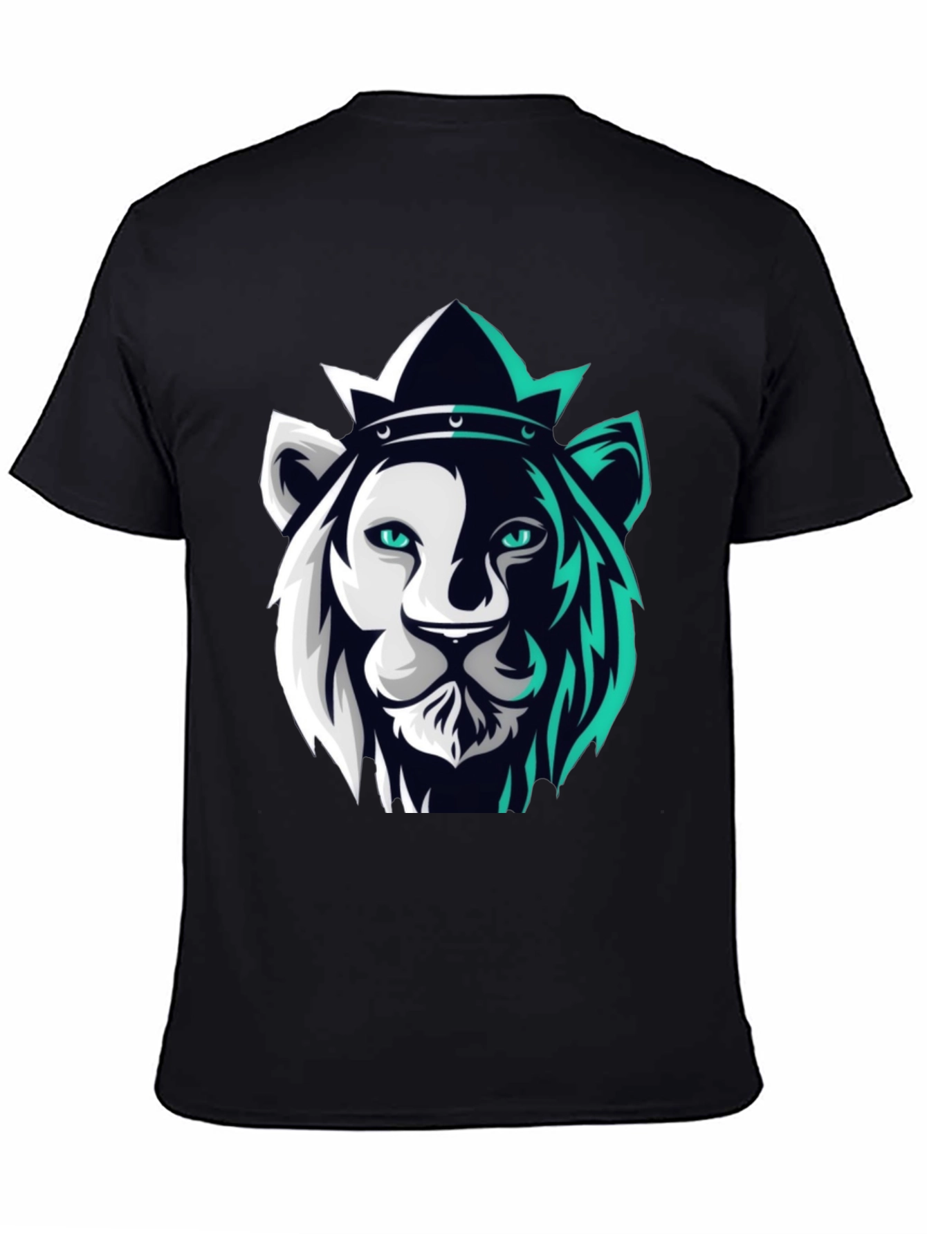 Lion King Graphic Tee - Modern Black T-Shirt