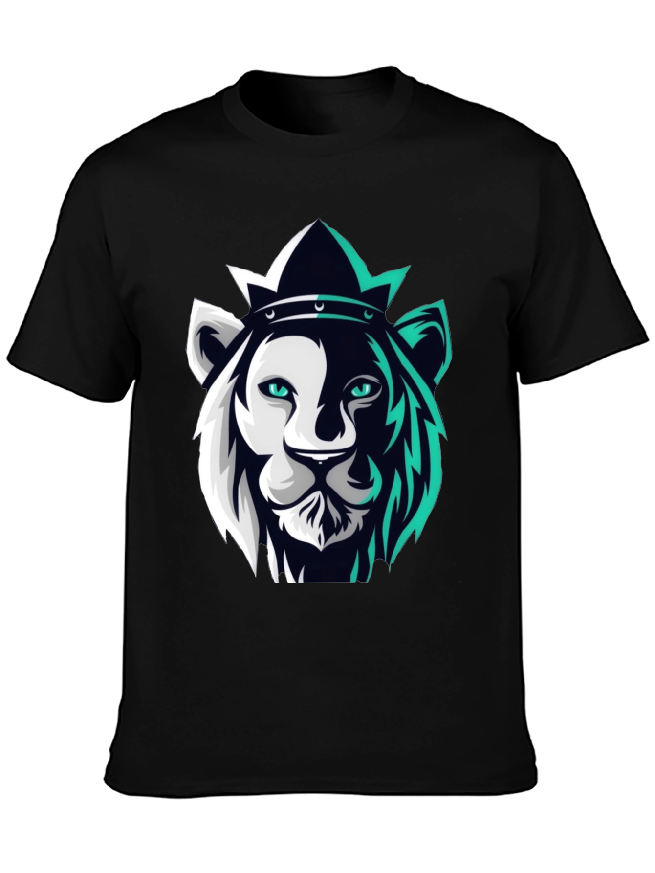 Lion King Graphic Tee - Modern Black T-Shirt