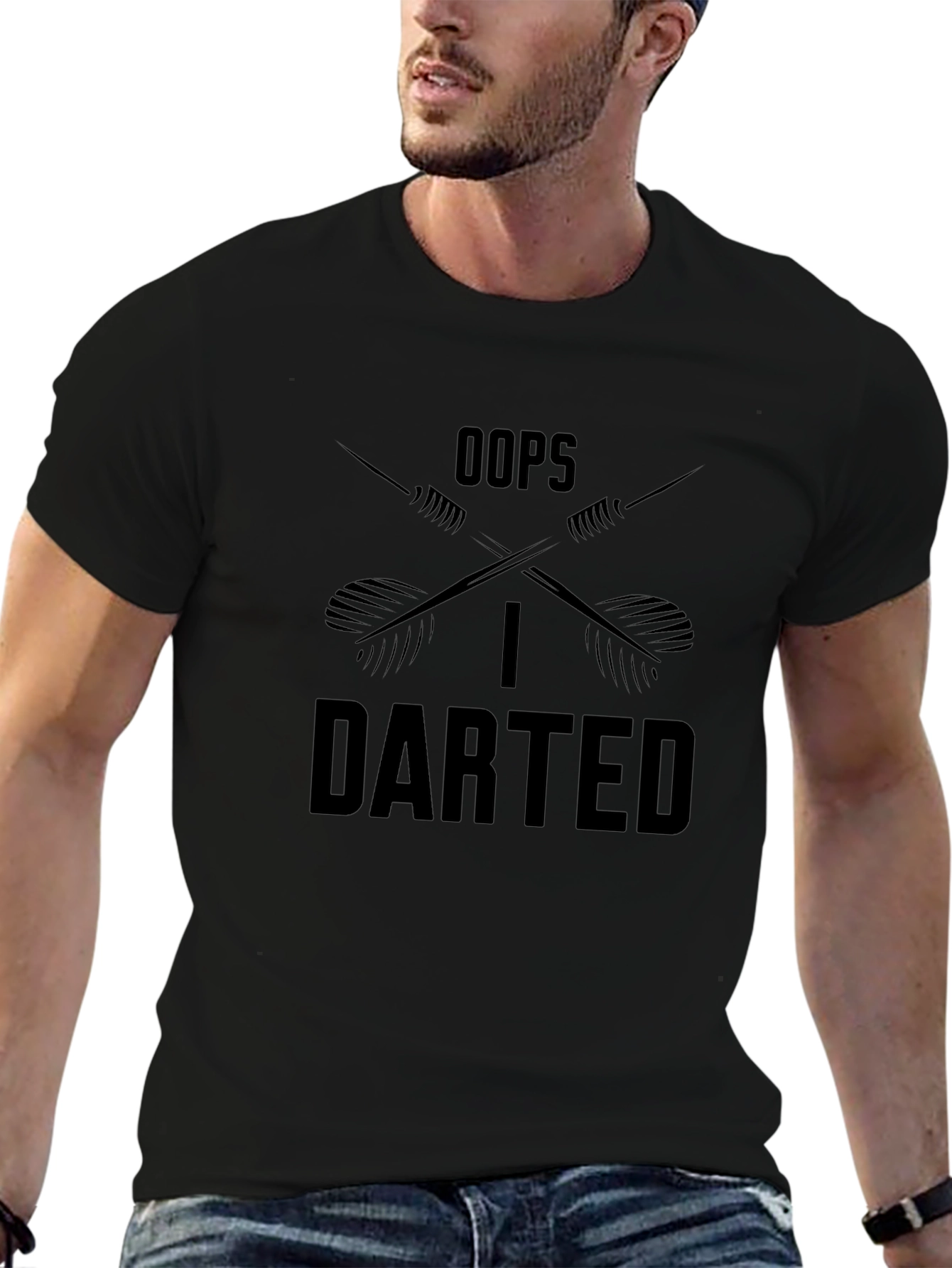 Oops I Darted T-Shirt - Darts Graphic Tee