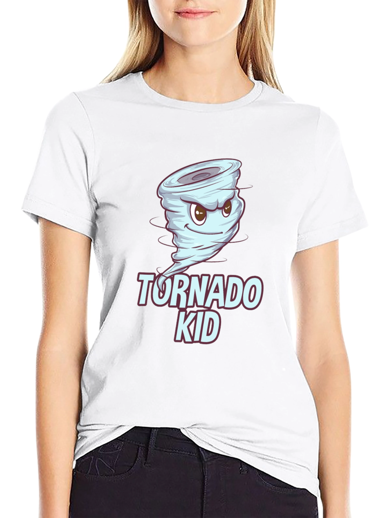 Tornado Kid Black Graphic T-Shirt