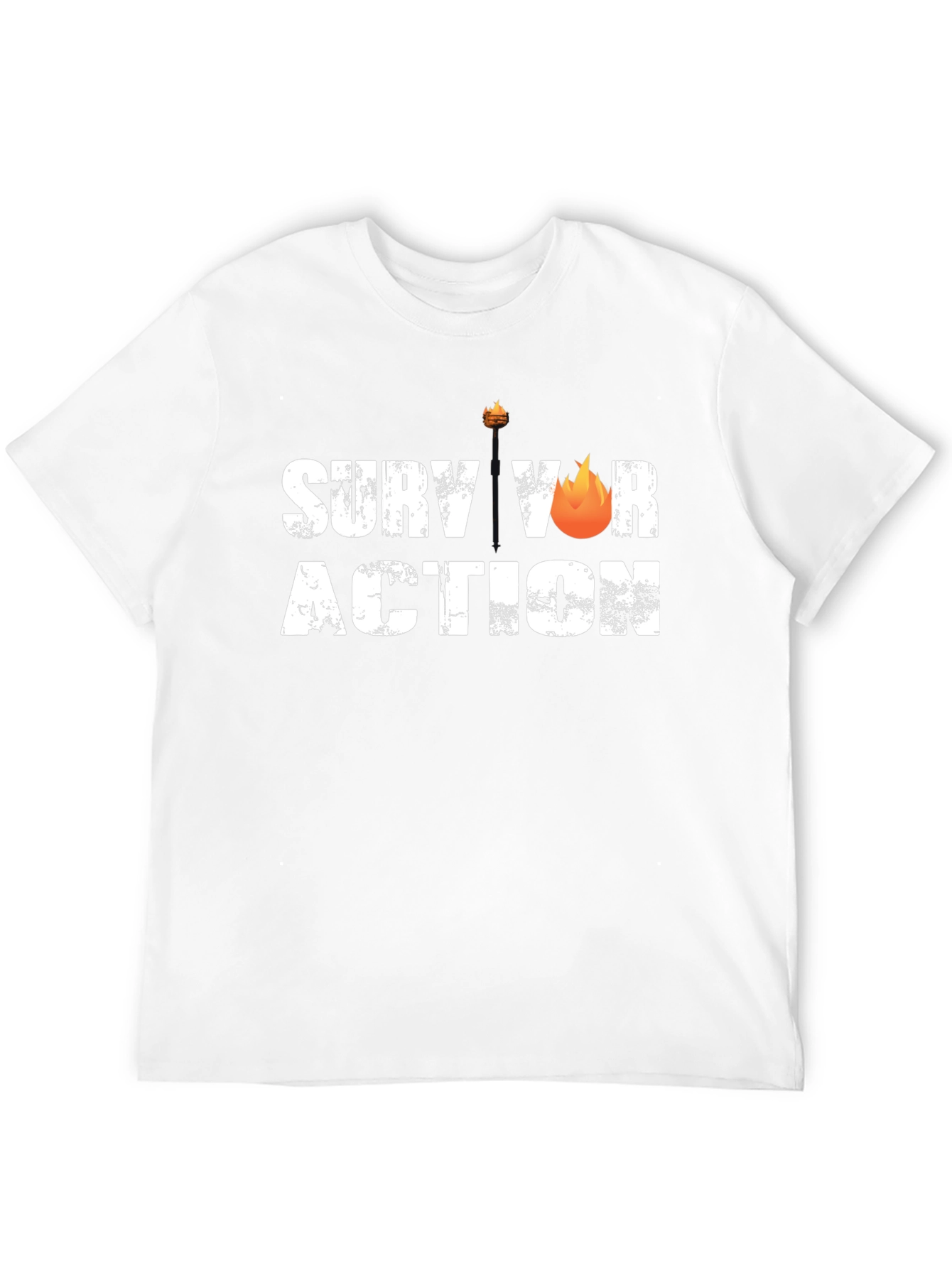 Survivor Action Black T-Shirt