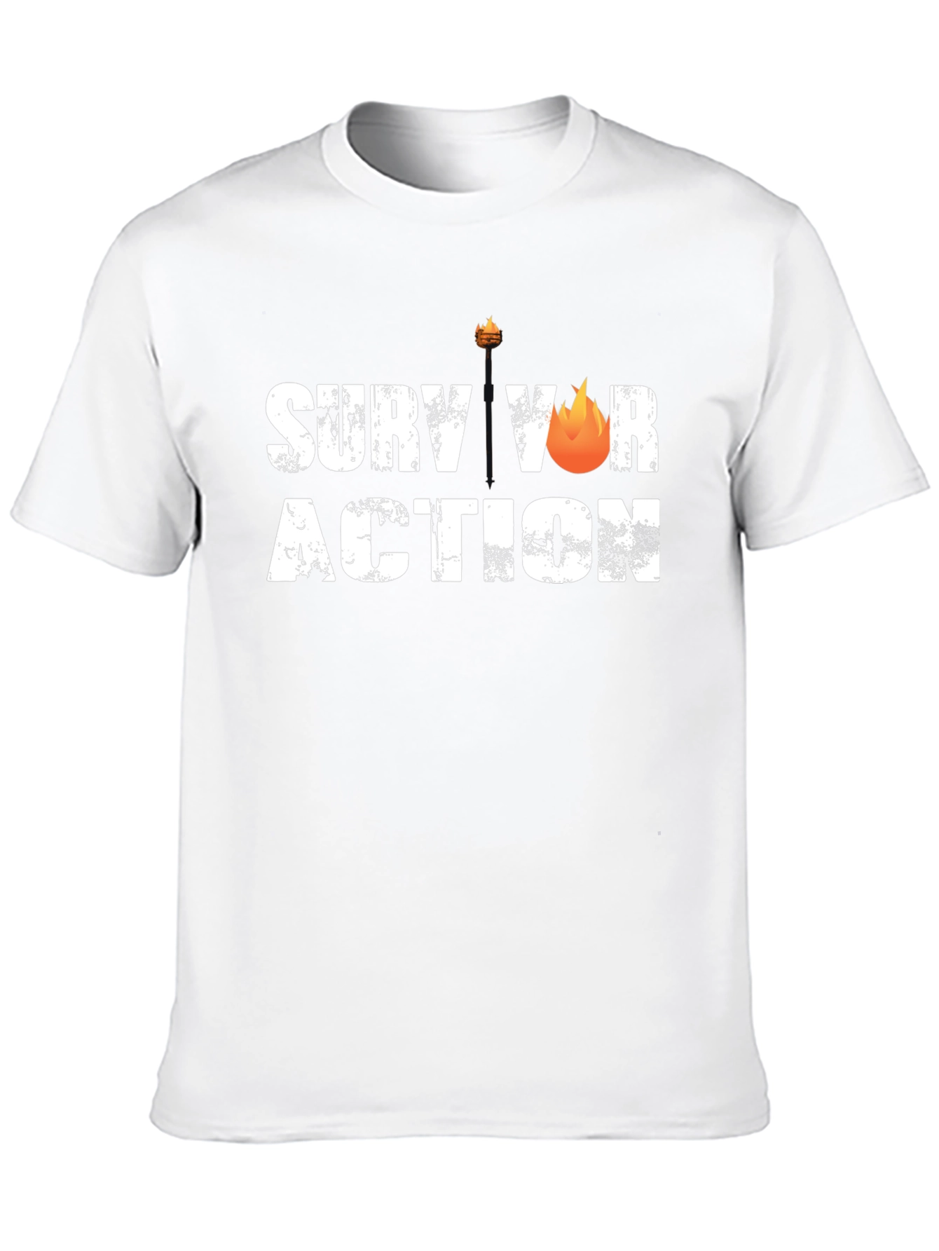 Survivor Action Black T-Shirt